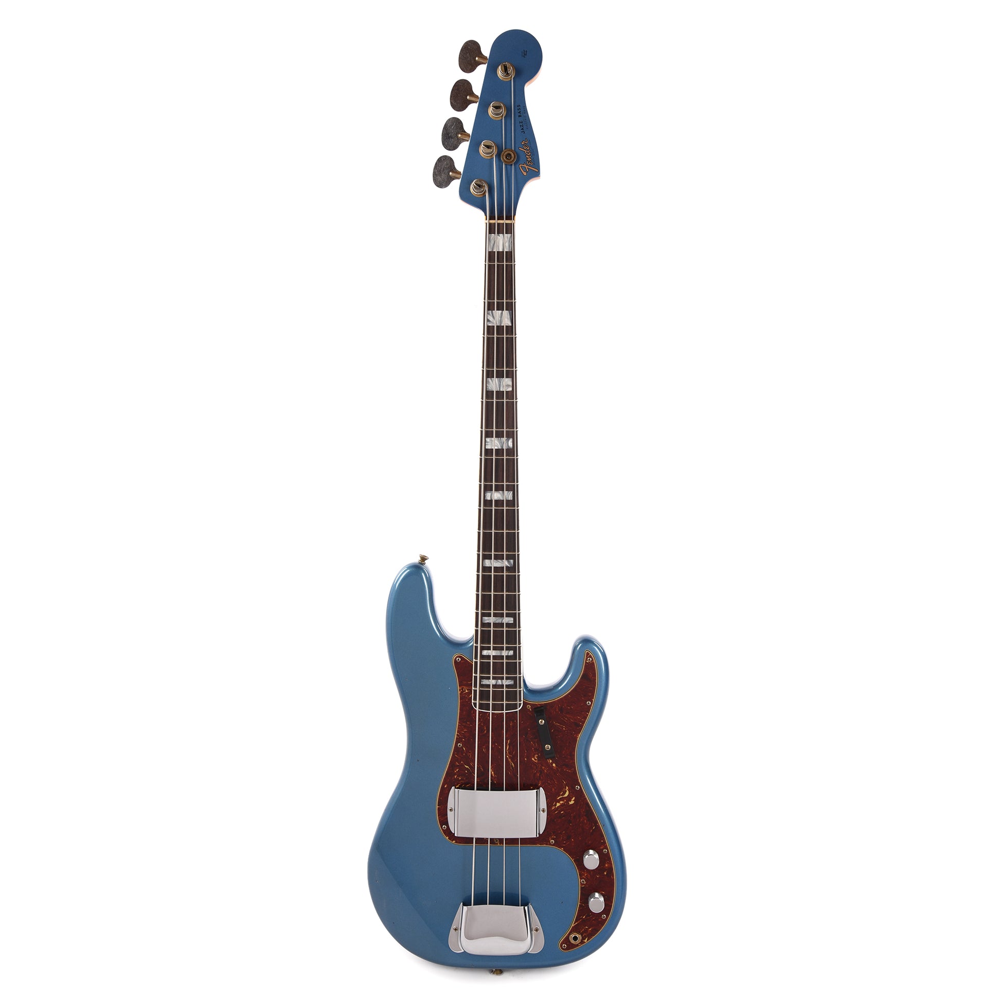 Fender Custom Shop Limited Edition P/J Bass Journeyman Aged Lake Placid Blue Bass Guitars / 4-String