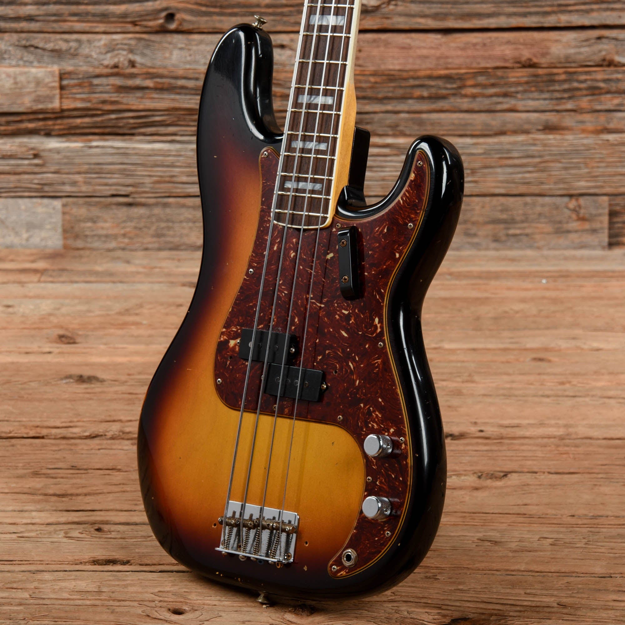Fender Custom Shop Limited Edition P Jazz Bass Journeyman Relic Sunburst 2021 Bass Guitars / 4-String