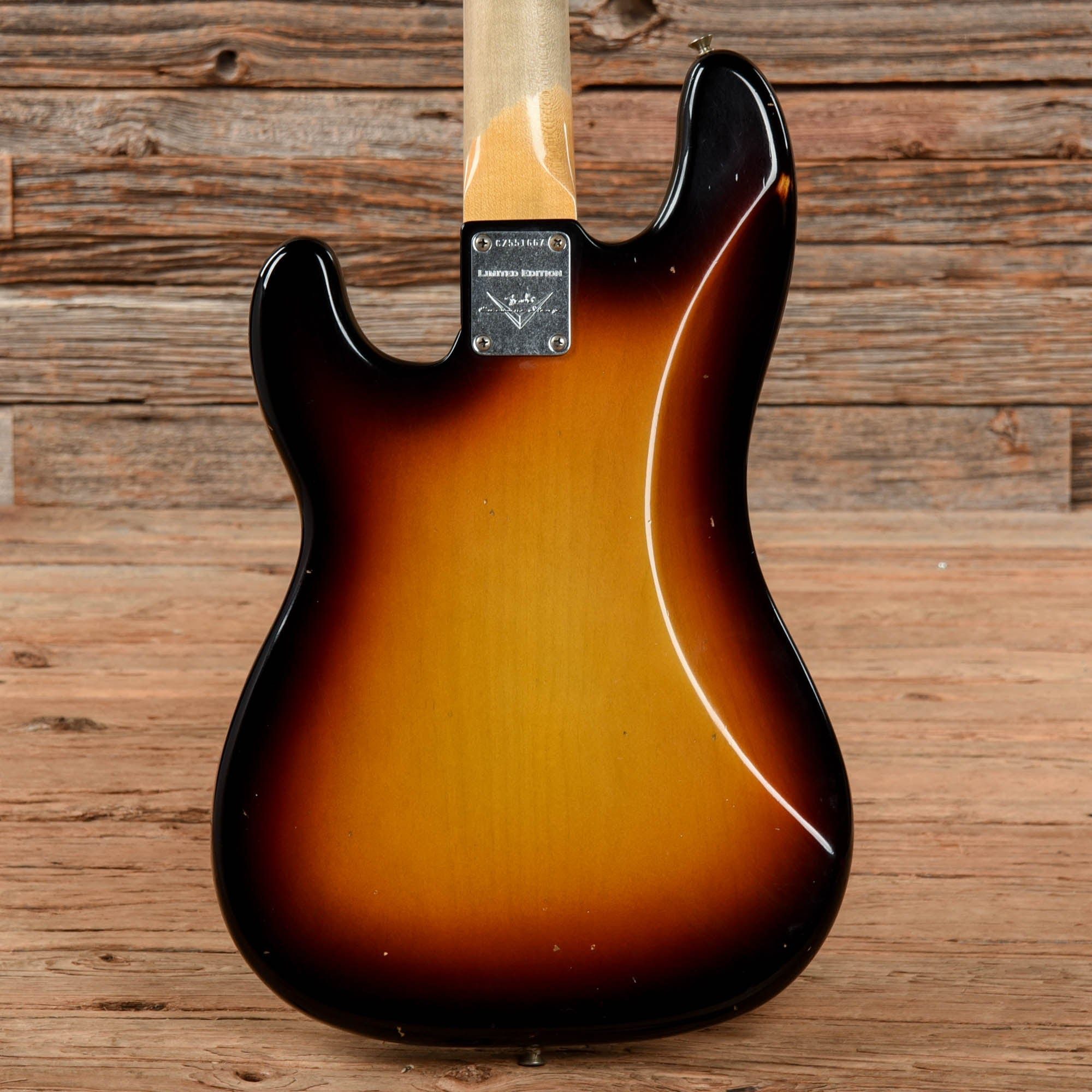 Fender Custom Shop Limited Edition P Jazz Bass Journeyman Relic Sunbur