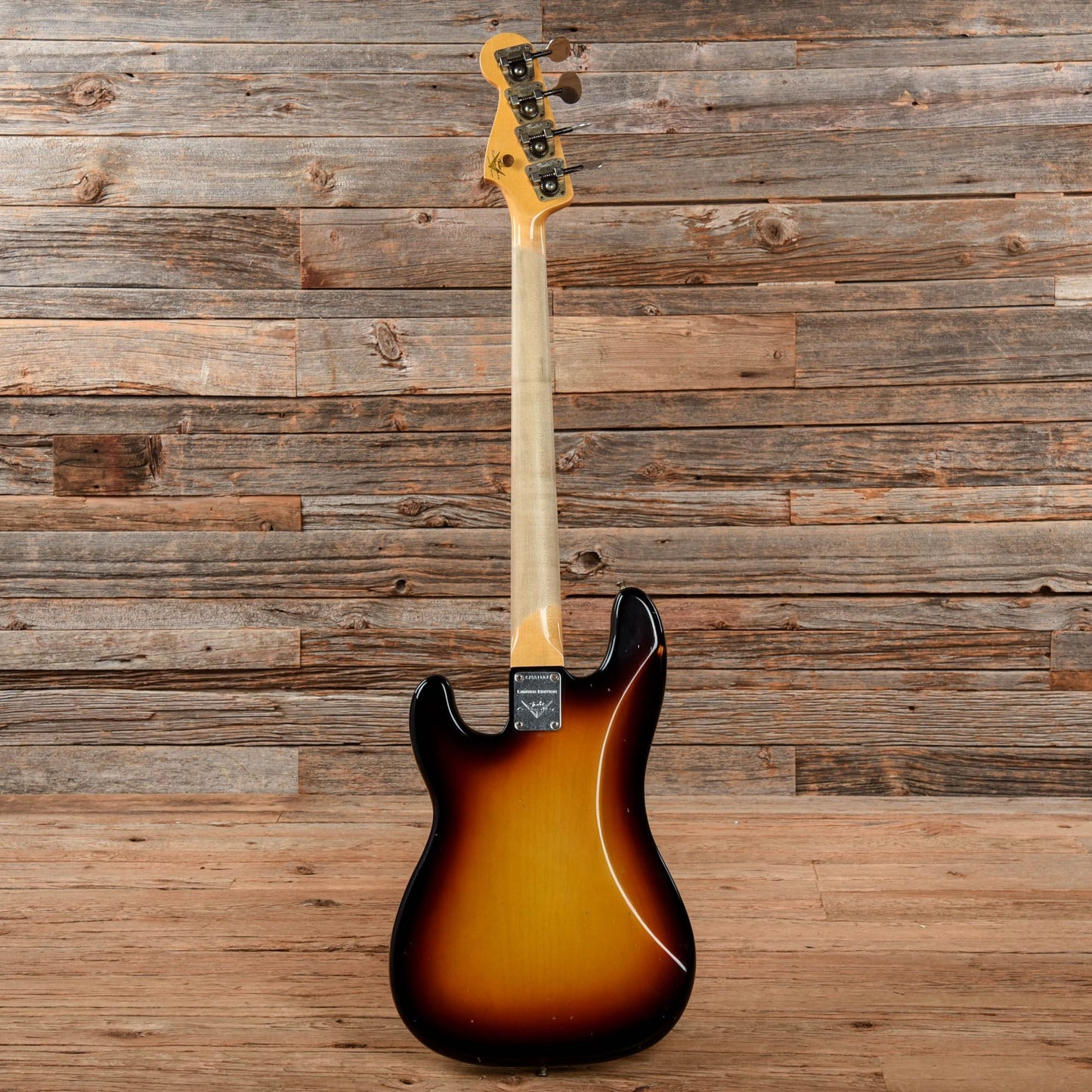 Fender Custom Shop Limited Edition P Jazz Bass Journeyman Relic Sunburst 2021 Bass Guitars / 4-String