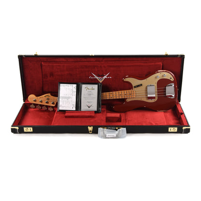 Fender Custom Shop Limited Edition P-Jazz Bass Relic Aged Cimarron Red Bass Guitars / 4-String