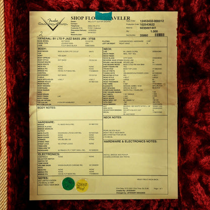 Fender Custom Shop Limited Edition PJ Bass Journeyman Relic Sunburst 2021 Bass Guitars / 4-String