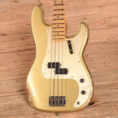 Fender Custom Shop Limited P-Jazz Bass Heavy Relic Gold 2024 Bass Guitars / 4-String