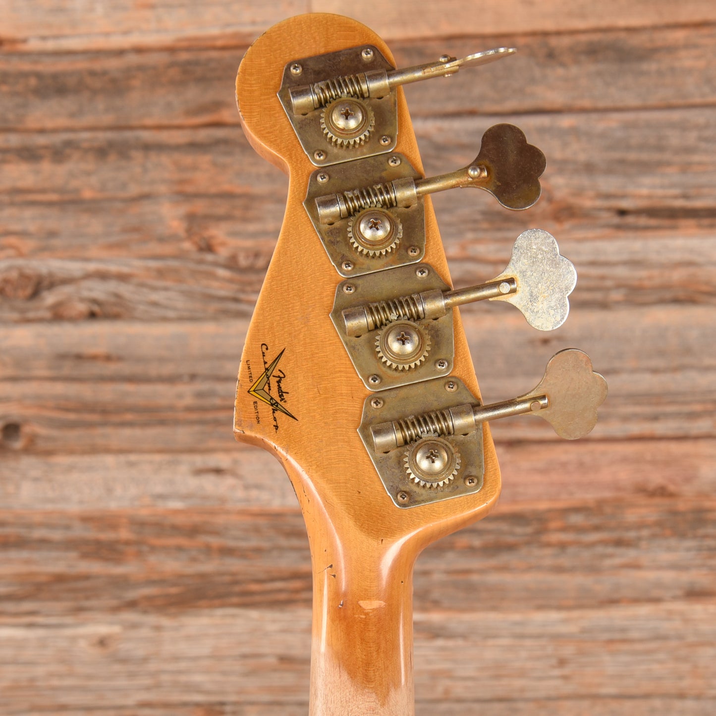 Fender Custom Shop Limited P-Jazz Bass Heavy Relic Gold 2024 Bass Guitars / 4-String