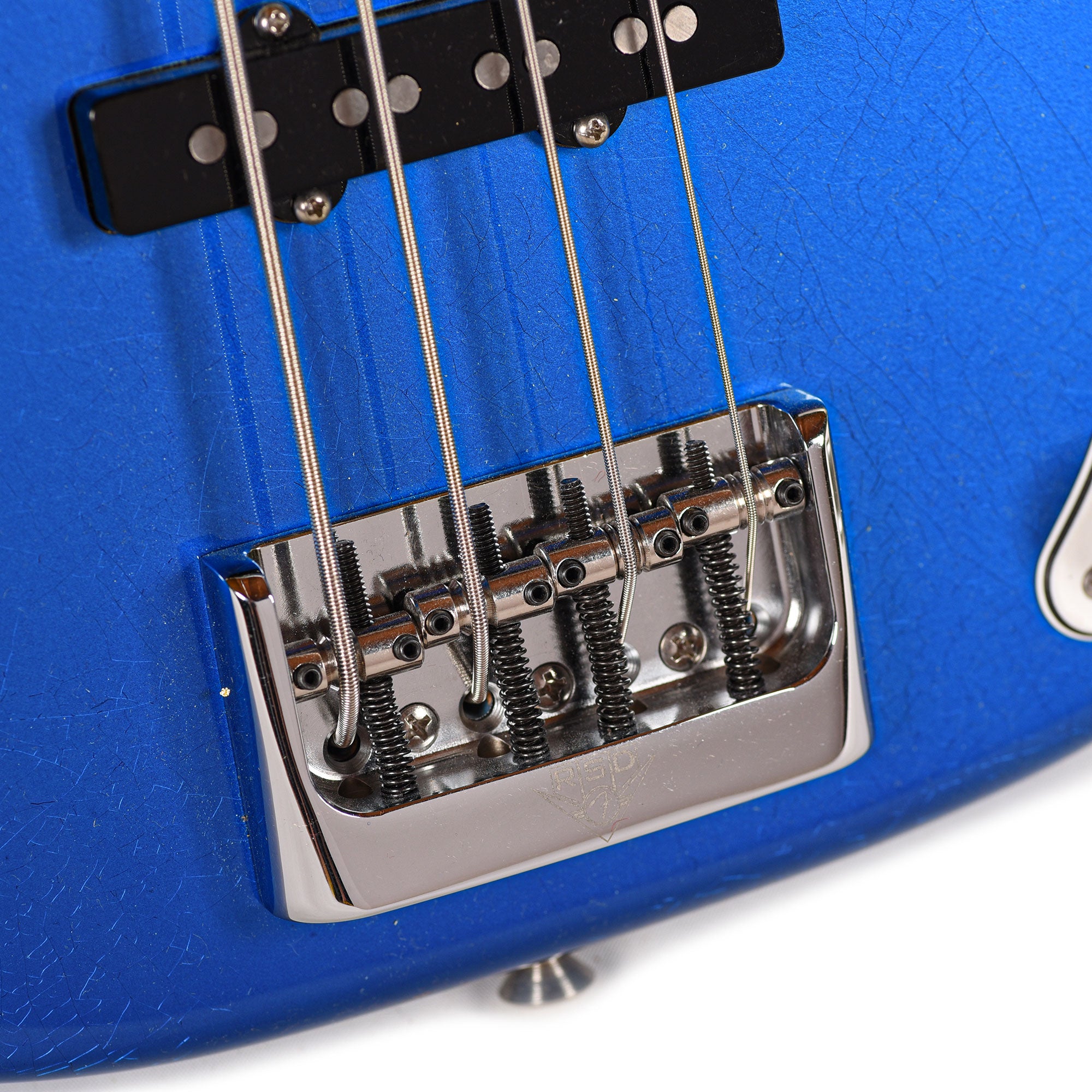 Fender Custom Shop P-J Bass Blue Sapphire Metallic Deluxe Closet Classic RW Master Built by Dennis Galuszka Bass Guitars / 4-String