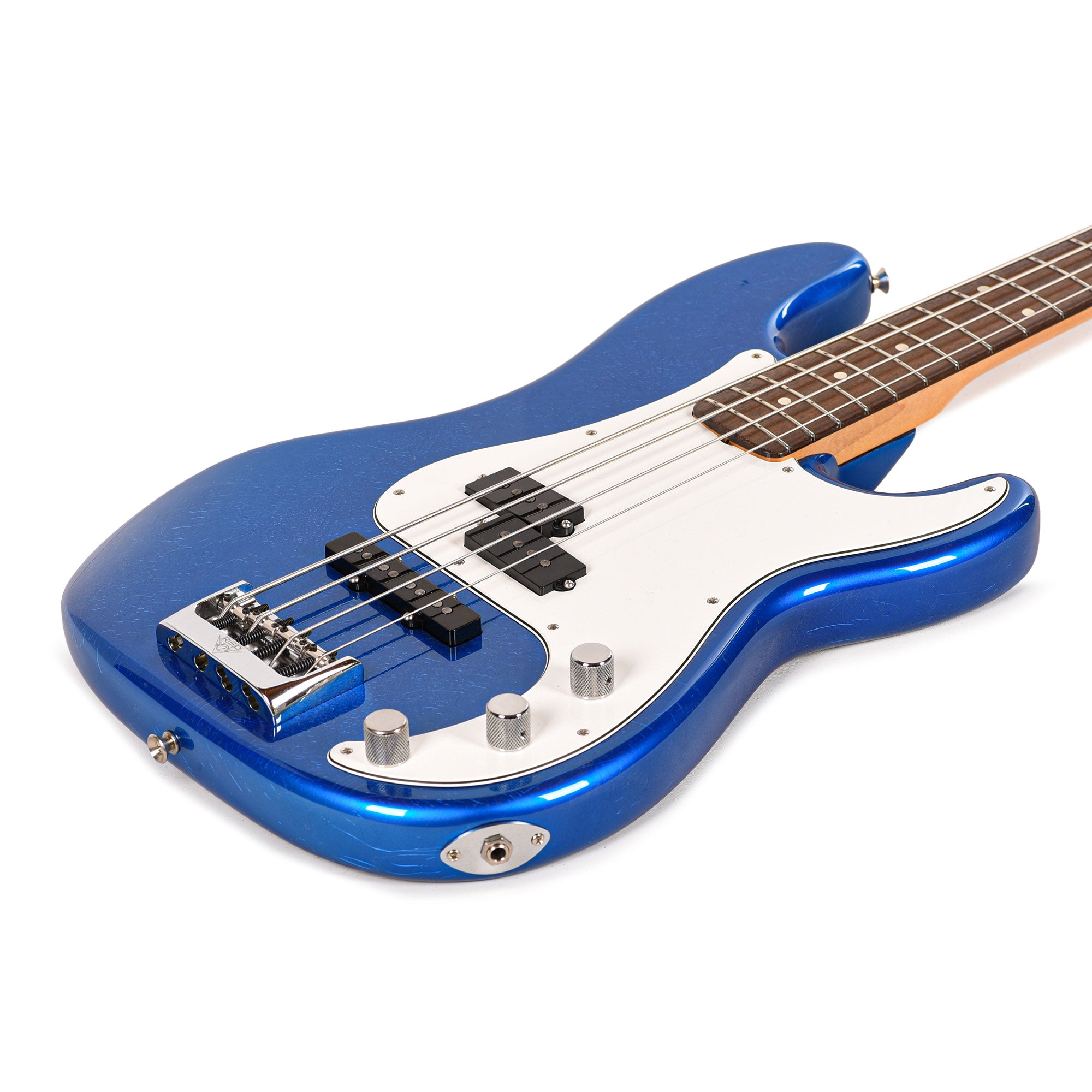 Fender Custom Shop P-J Bass Blue Sapphire Metallic Deluxe Closet Classic RW Master Built by Dennis Galuszka Bass Guitars / 4-String