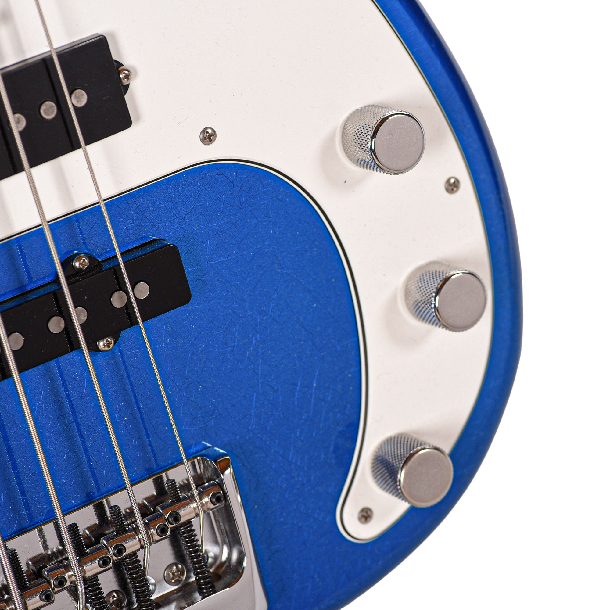 Fender Custom Shop P-J Bass Blue Sapphire Metallic Deluxe Closet Classic RW Master Built by Dennis Galuszka Bass Guitars / 4-String