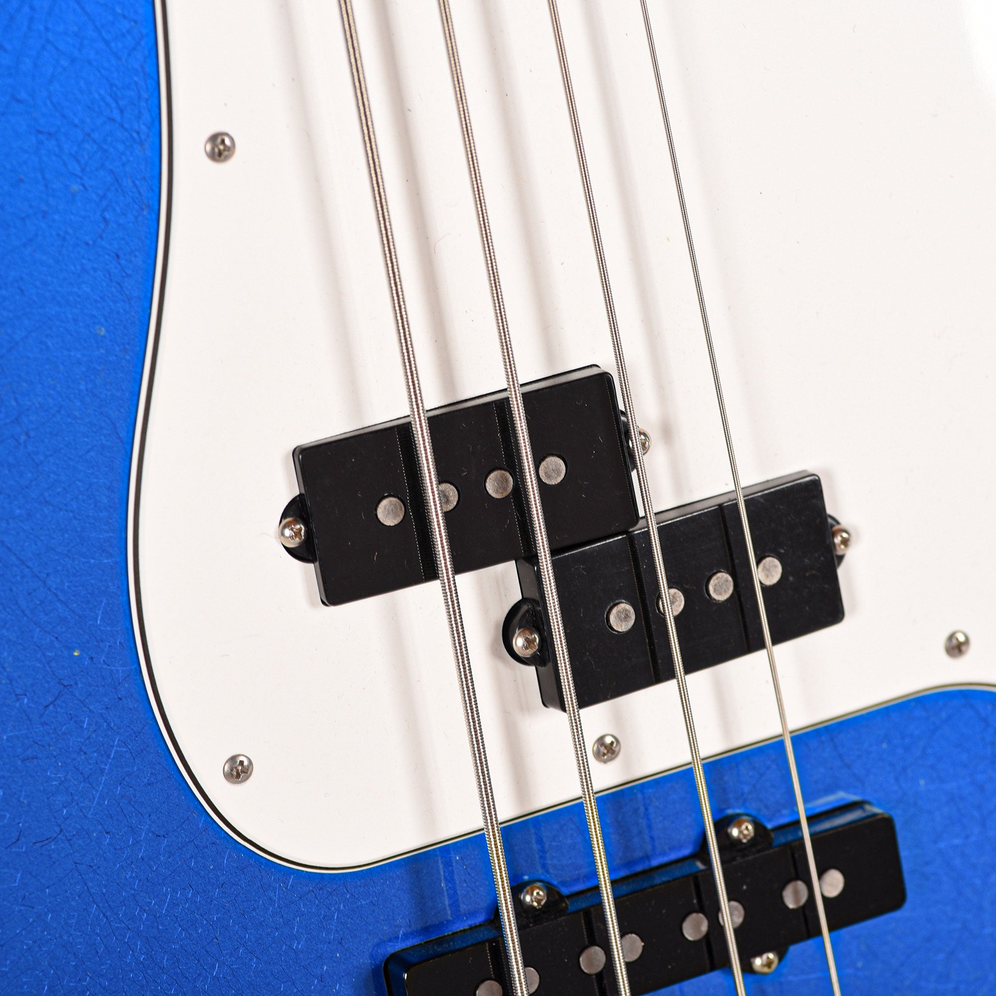 Fender Custom Shop P-J Bass Blue Sapphire Metallic Deluxe Closet Classic RW Master Built by Dennis Galuszka Bass Guitars / 4-String