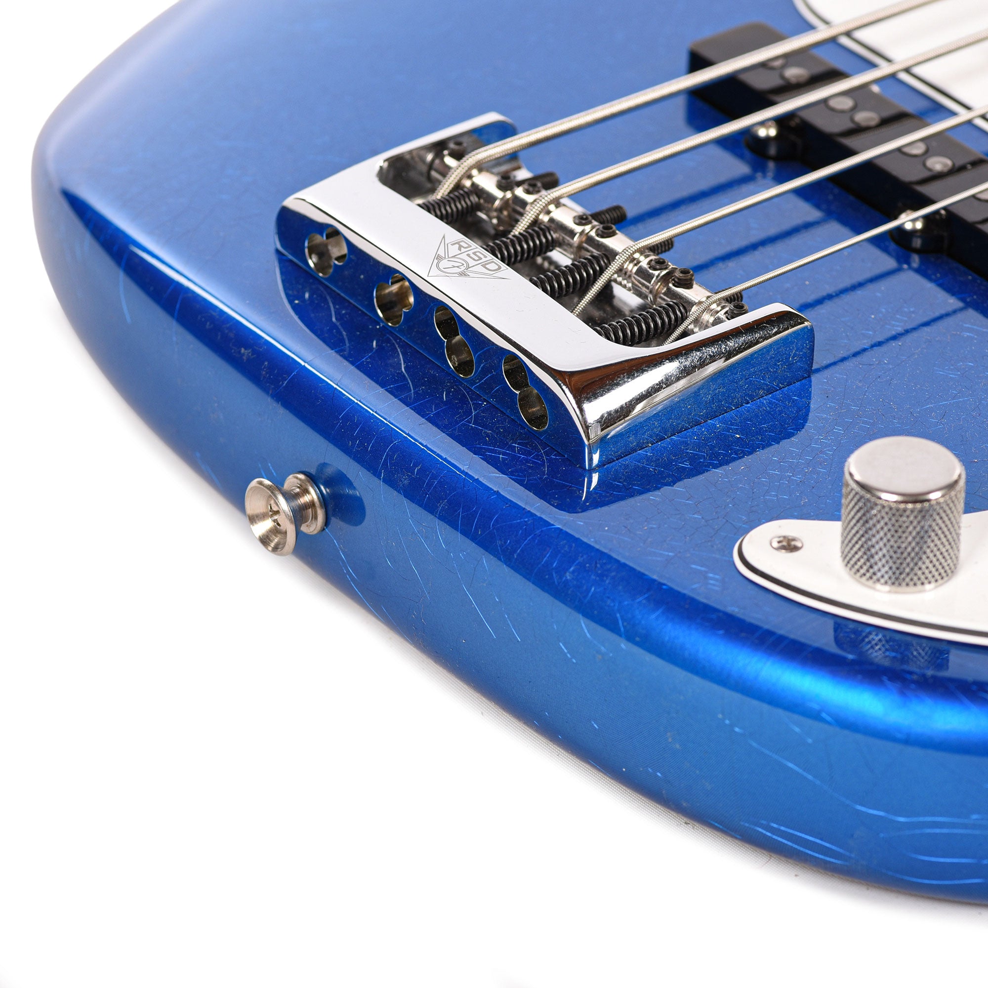 Fender Custom Shop P-J Bass Blue Sapphire Metallic Deluxe Closet Classic RW Master Built by Dennis Galuszka Bass Guitars / 4-String