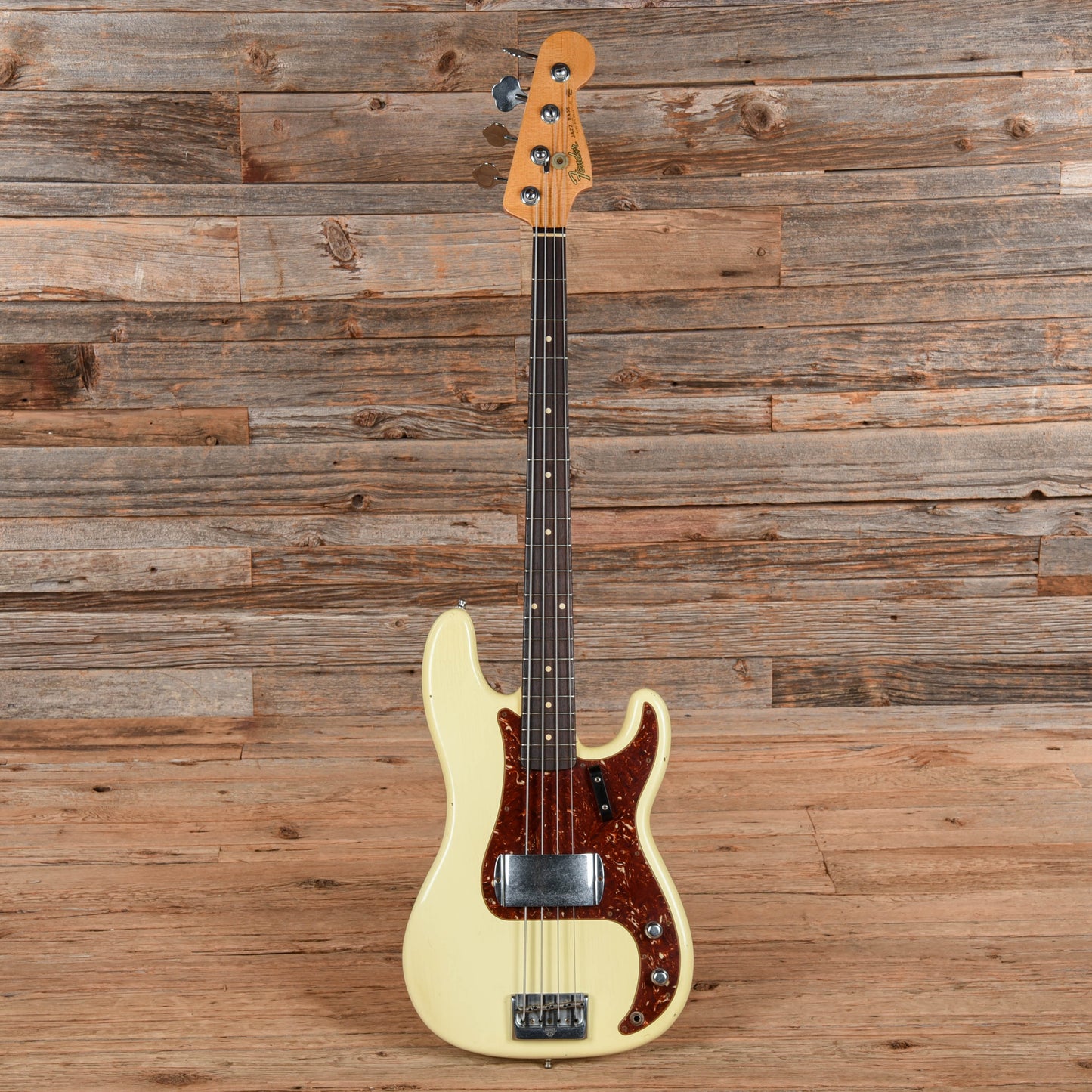 Fender Custom Shop Postmodern P/J Bass Vintage White Bass Guitars / 4-String