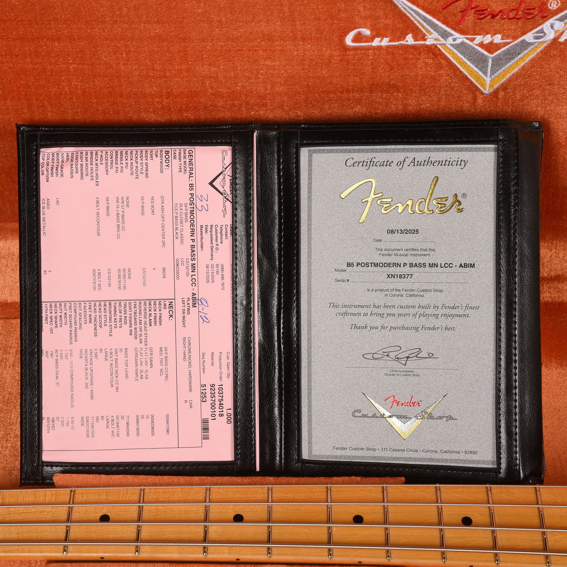 Fender Custom Shop Postmodern Precision Bass Deluxe Closet Classic Aged Blue Ice Metallic Bass Guitars / 4-String