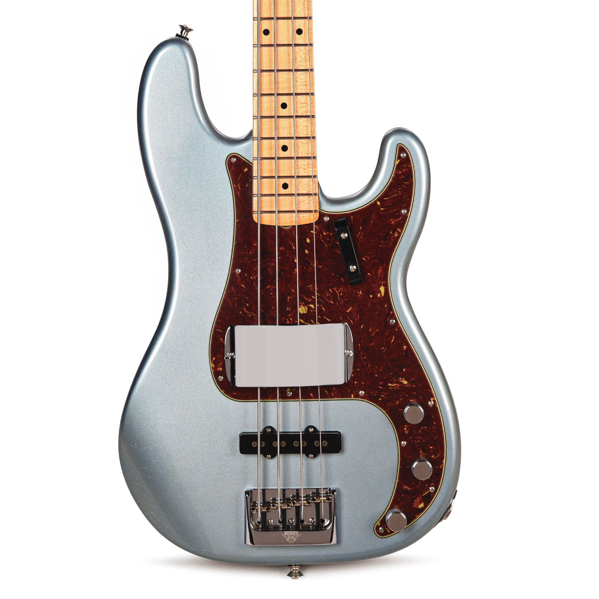 Fender Custom Shop Postmodern Precision Bass Deluxe Closet Classic Aged Blue Ice Metallic Bass Guitars / 4-String