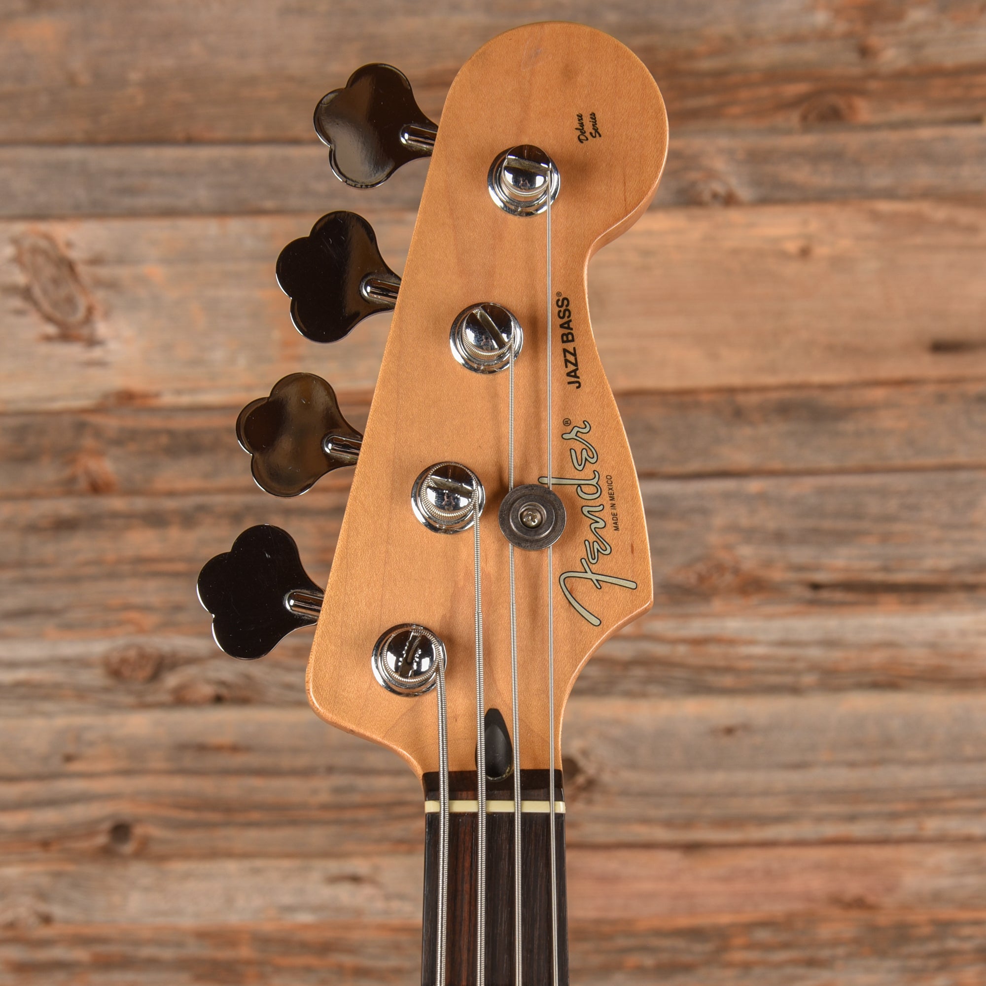 Fender Deluxe Active Jazz Bass Black 2006 Bass Guitars / 4-String