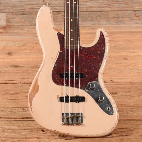 Fender Flea Artist Series Road Worn Signature Jazz Bass Shell Pink 2016 Bass Guitars / 4-String