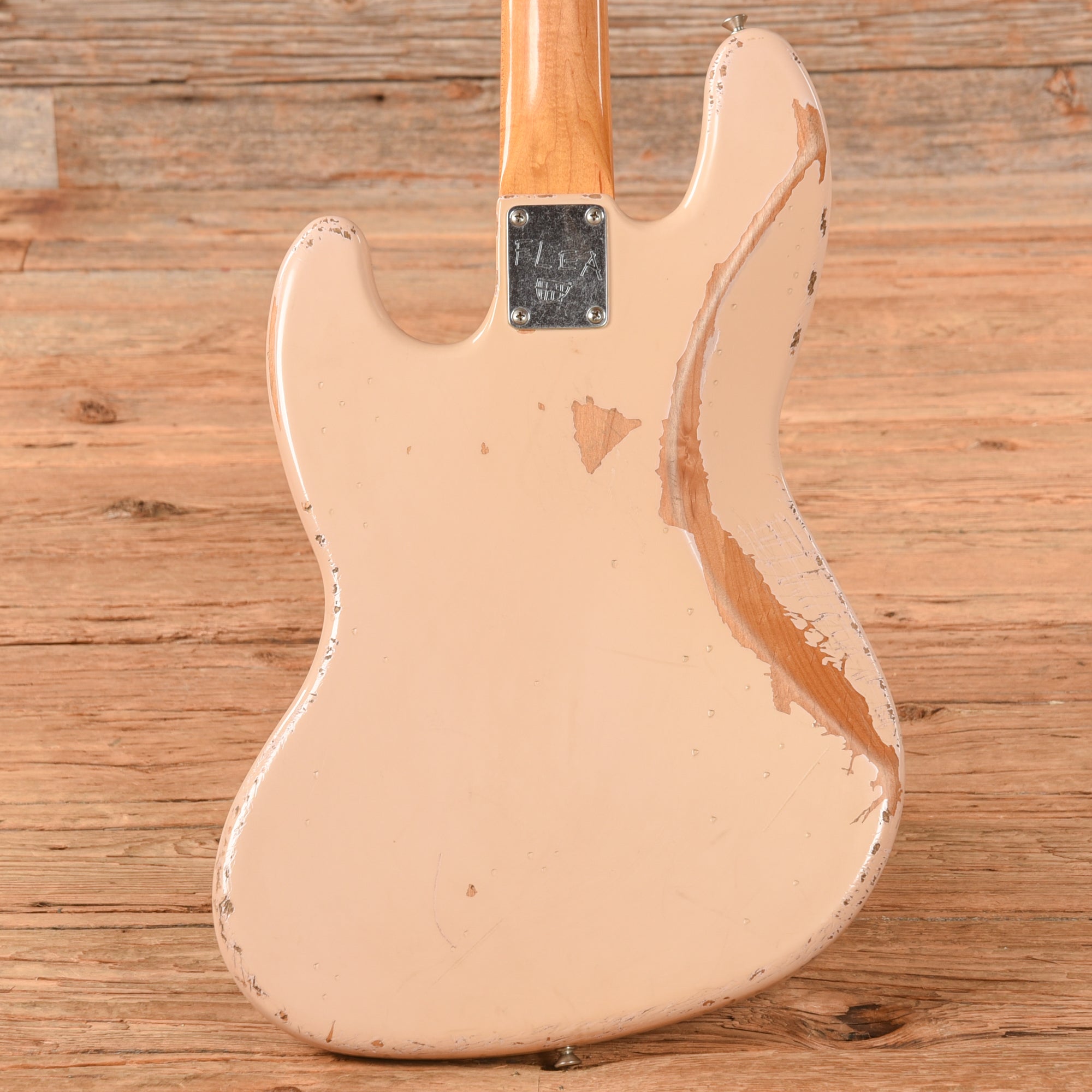 Fender Flea Artist Series Road Worn Signature Jazz Bass Shell Pink 2016 Bass Guitars / 4-String