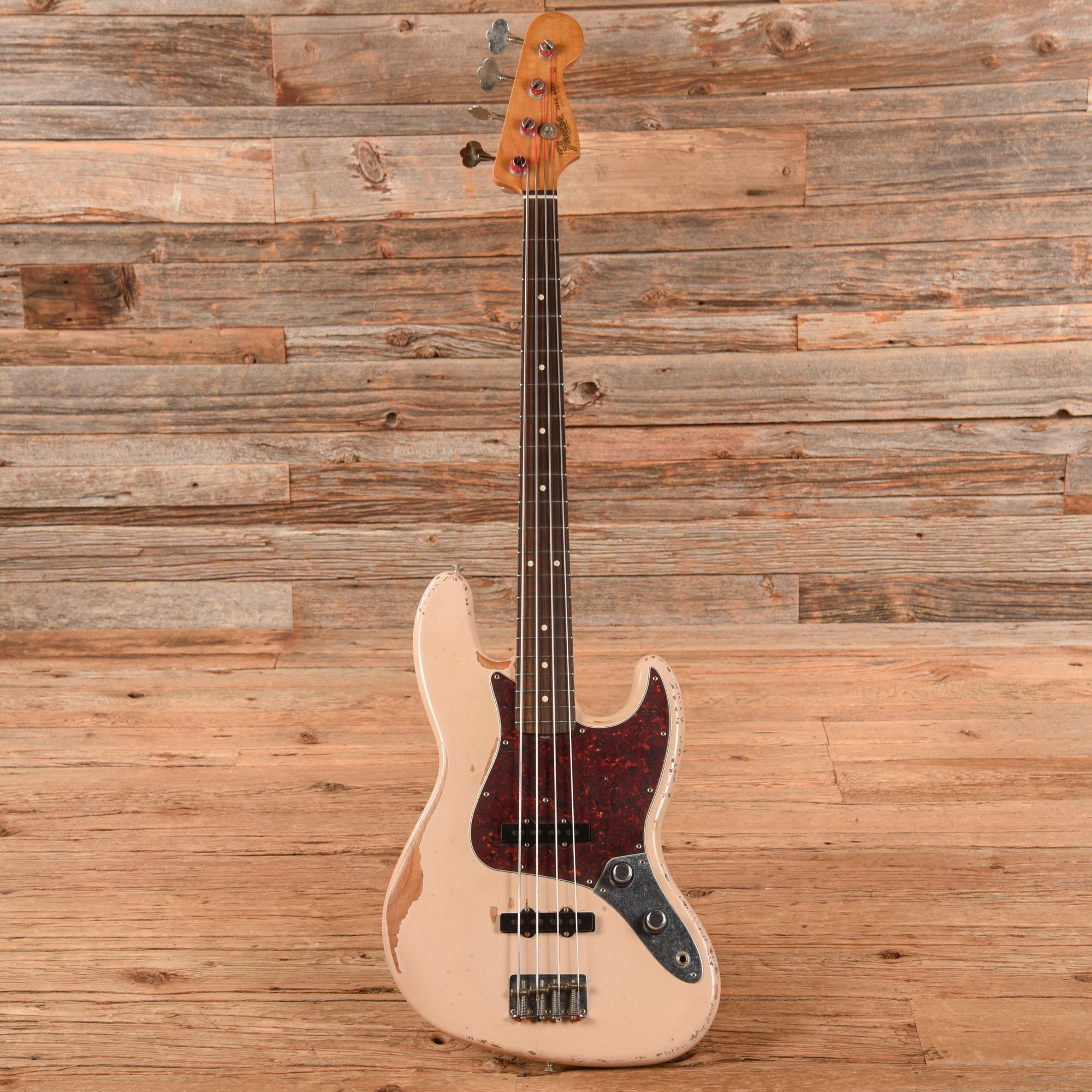 Fender Flea Artist Series Road Worn Signature Jazz Bass Shell Pink 2016 Bass Guitars / 4-String