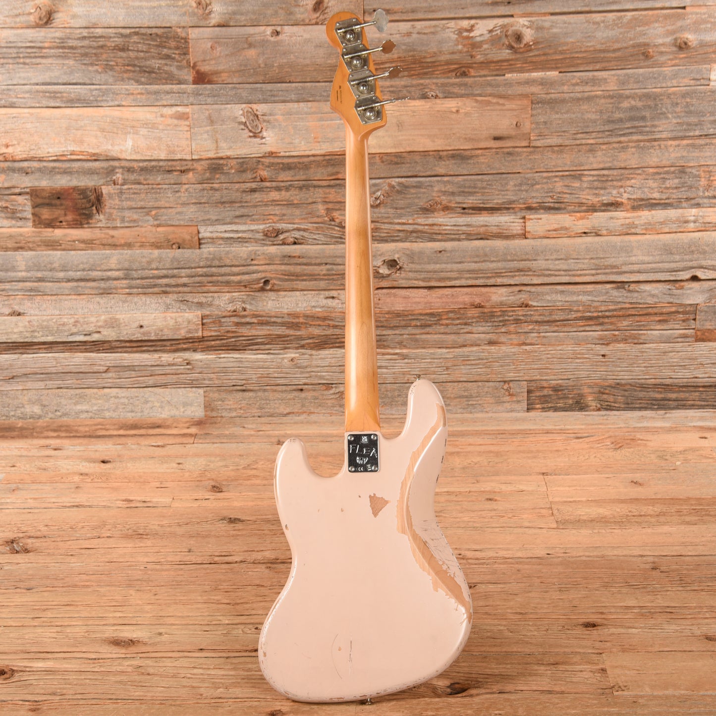 Fender Flea Artist Series Signature Road Worn Jazz Bass Shell Pink 2022 Bass Guitars / 4-String