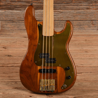 Fender Fretless Precision Bass Neck w/ Schecter Body Walnut 1980s Bass Guitars / 4-String
