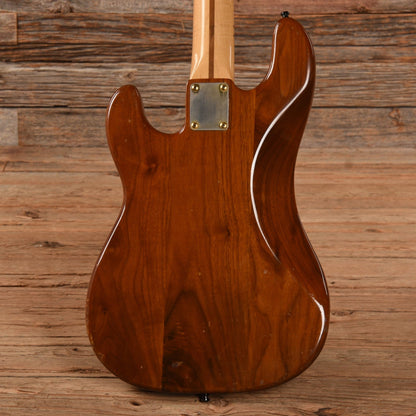 Fender Fretless Precision Bass Neck w/ Schecter Body Walnut 1980s Bass Guitars / 4-String