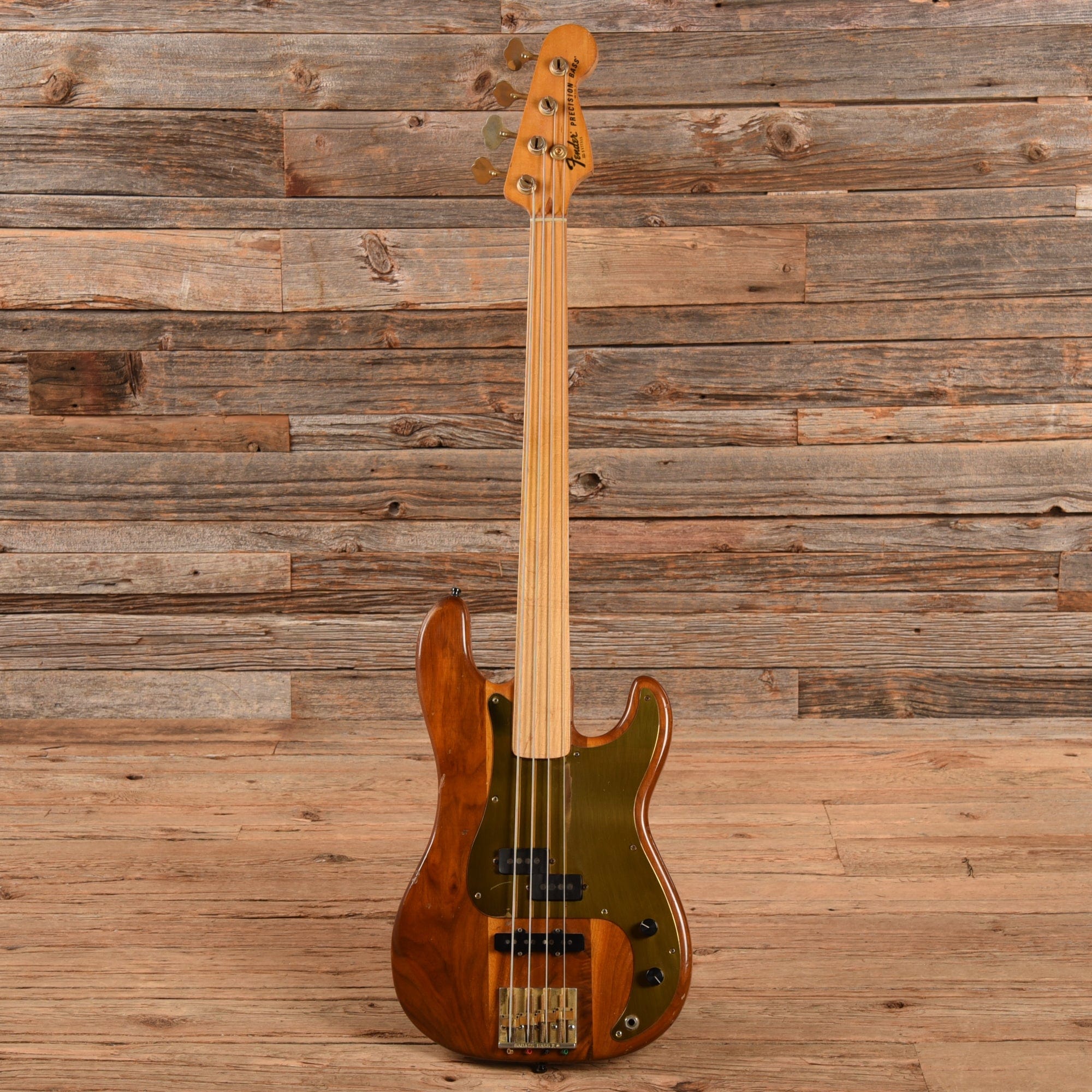 Fender Fretless Precision Bass Neck w/ Schecter Body Walnut 1980s Bass Guitars / 4-String
