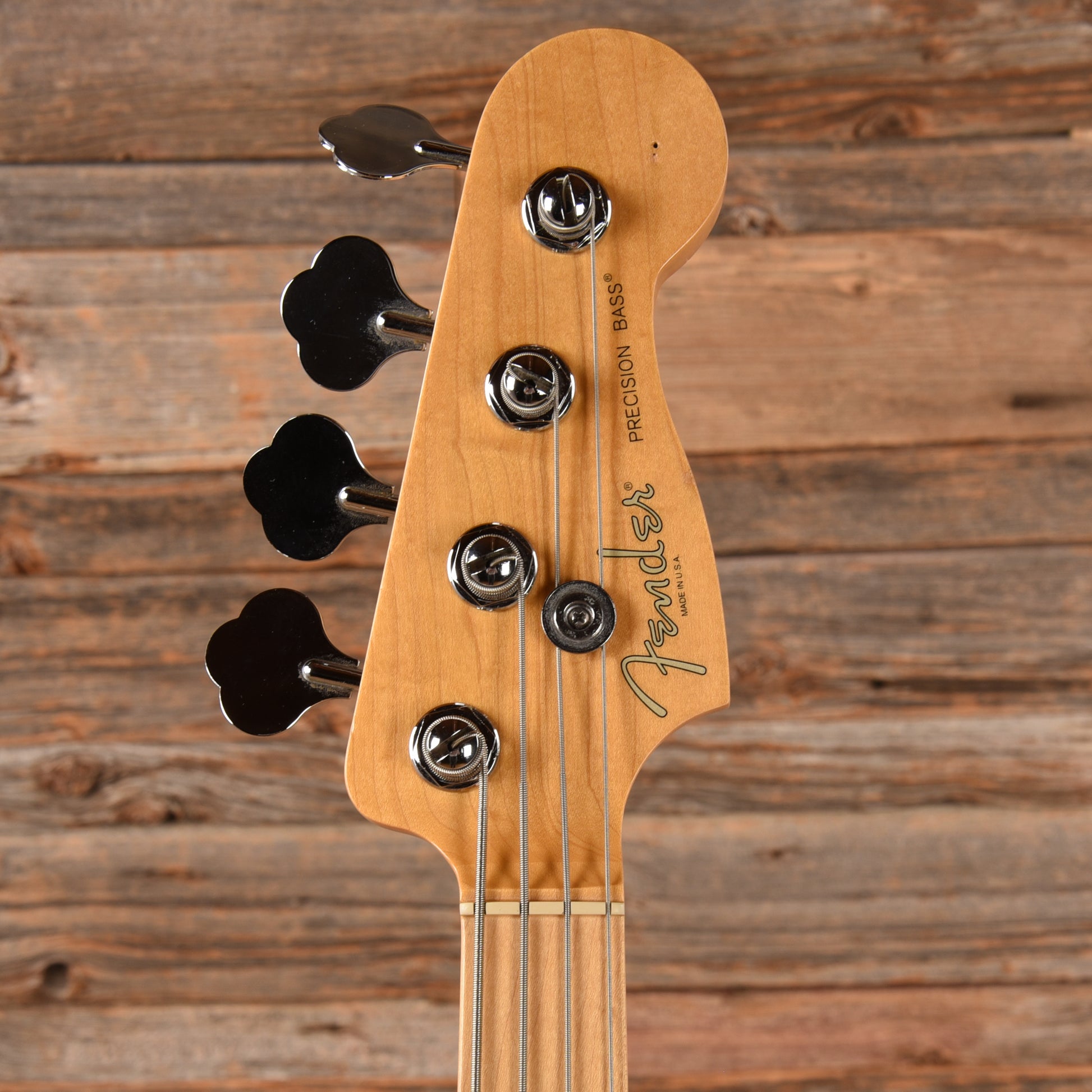 Fender FSR American Standard Precision Bass Hand Stained Amber 2012 Bass Guitars / 4-String
