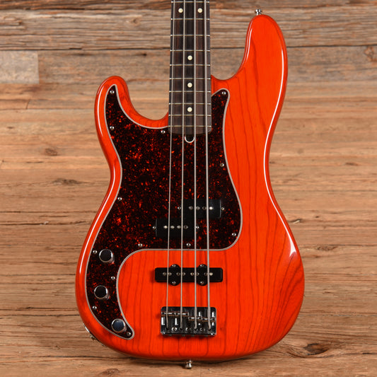 Fender Hot Rodded Precision Bass Orange Sunset 1999 LEFTY Bass Guitars / 4-String