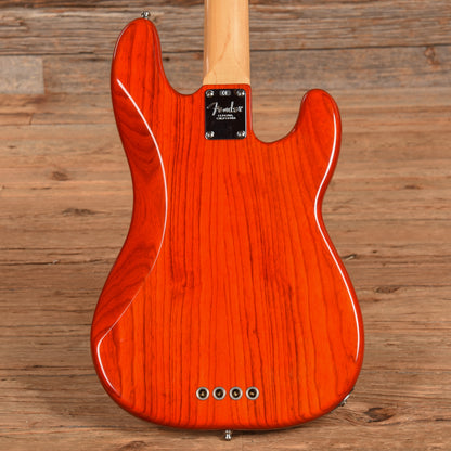 Fender Hot Rodded Precision Bass Orange Sunset 1999 LEFTY Bass Guitars / 4-String