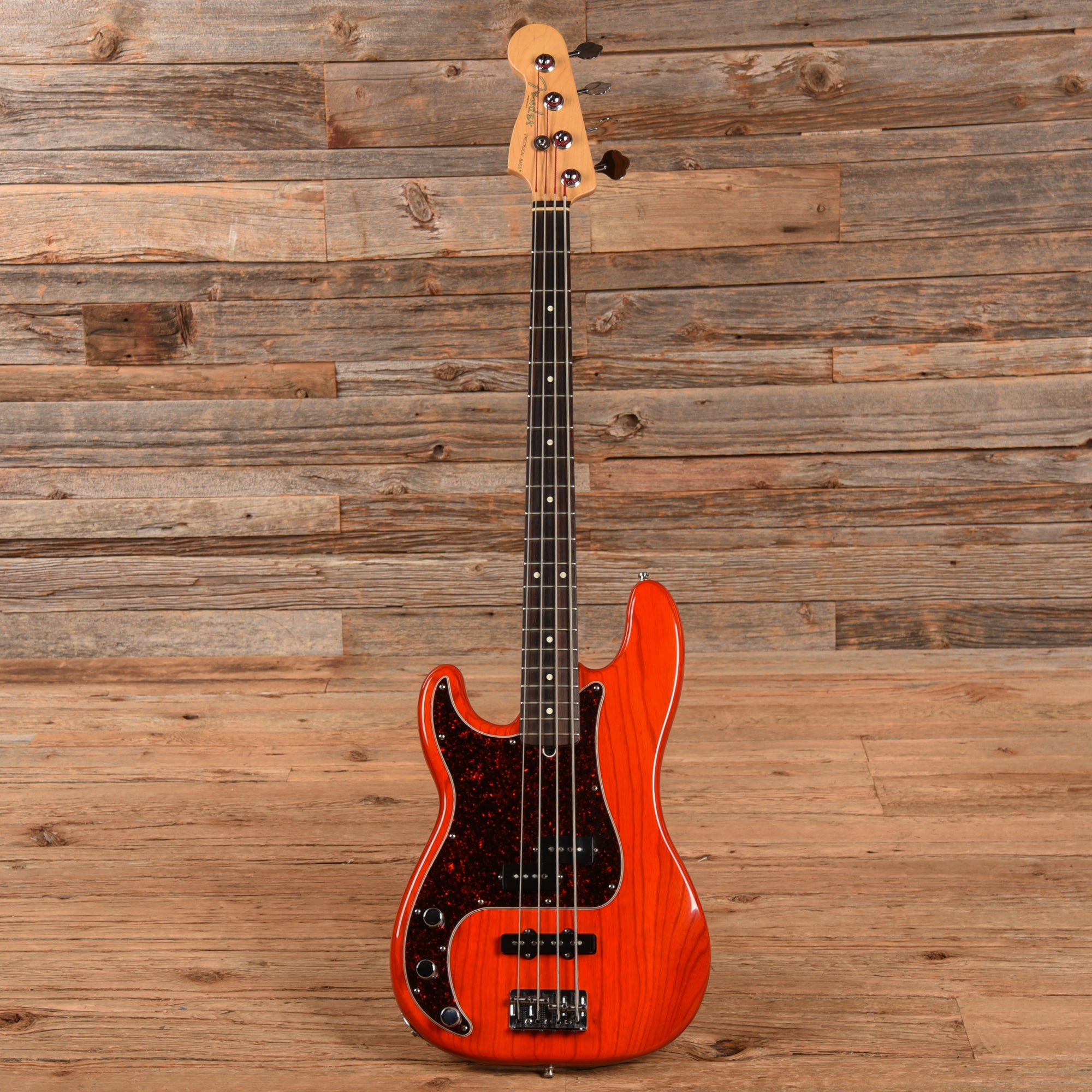 Fender Hot Rodded Precision Bass Orange Sunset 1999 LEFTY Bass Guitars / 4-String