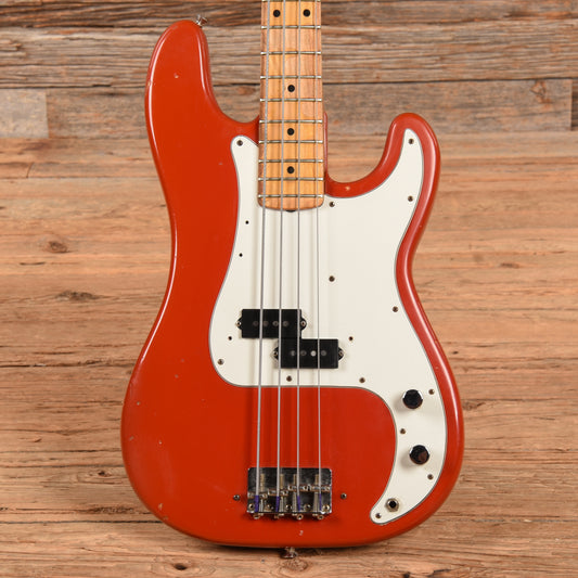 Fender International Series Precision Bass Morocco Red 1981 Bass Guitars / 4-String