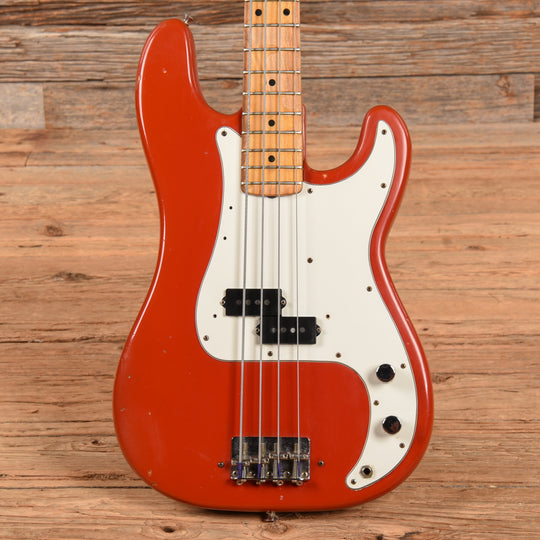 Fender International Series Precision Bass Morocco Red 1981 Bass Guitars / 4-String