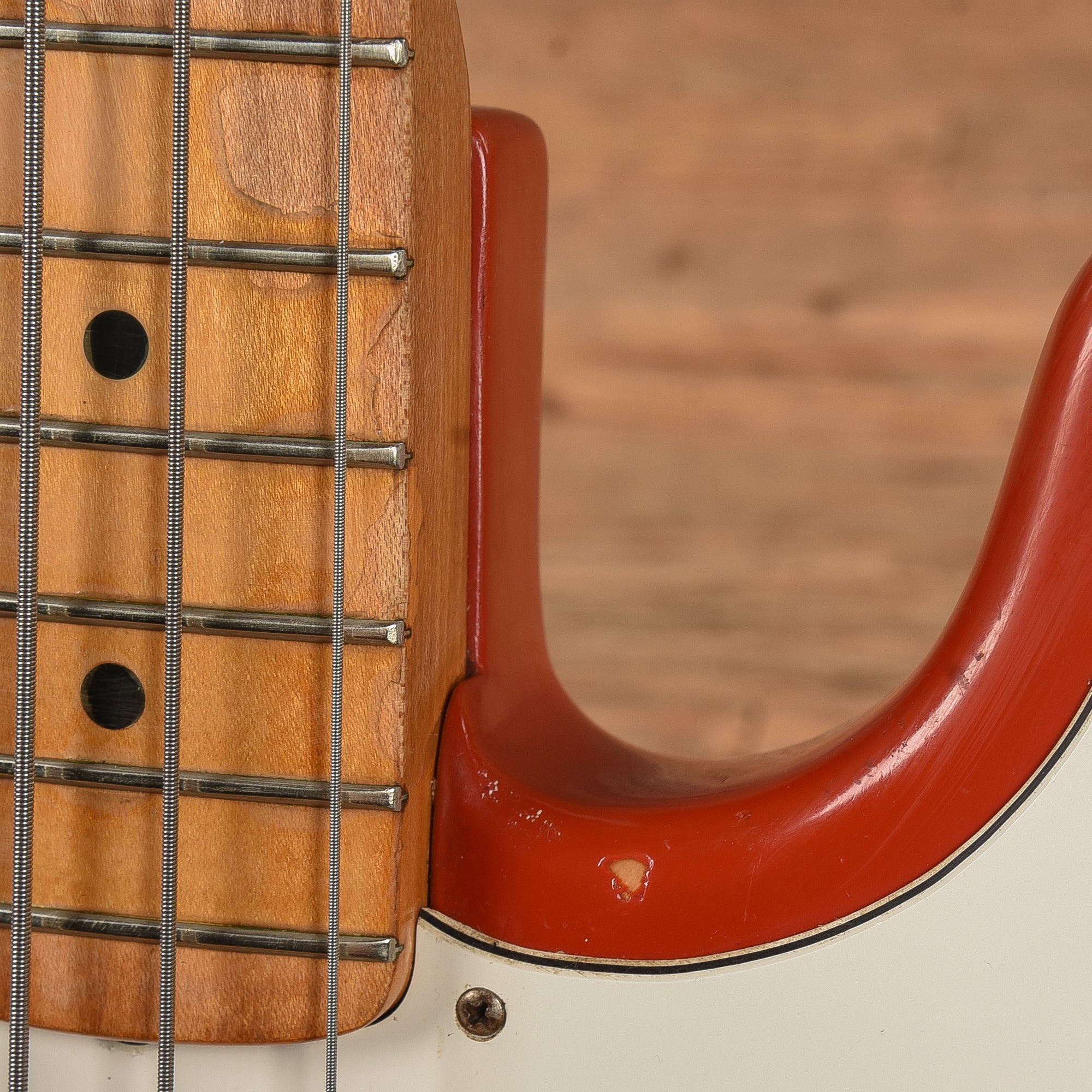 Fender International Series Precision Bass Morocco Red 1981 Bass Guitars / 4-String
