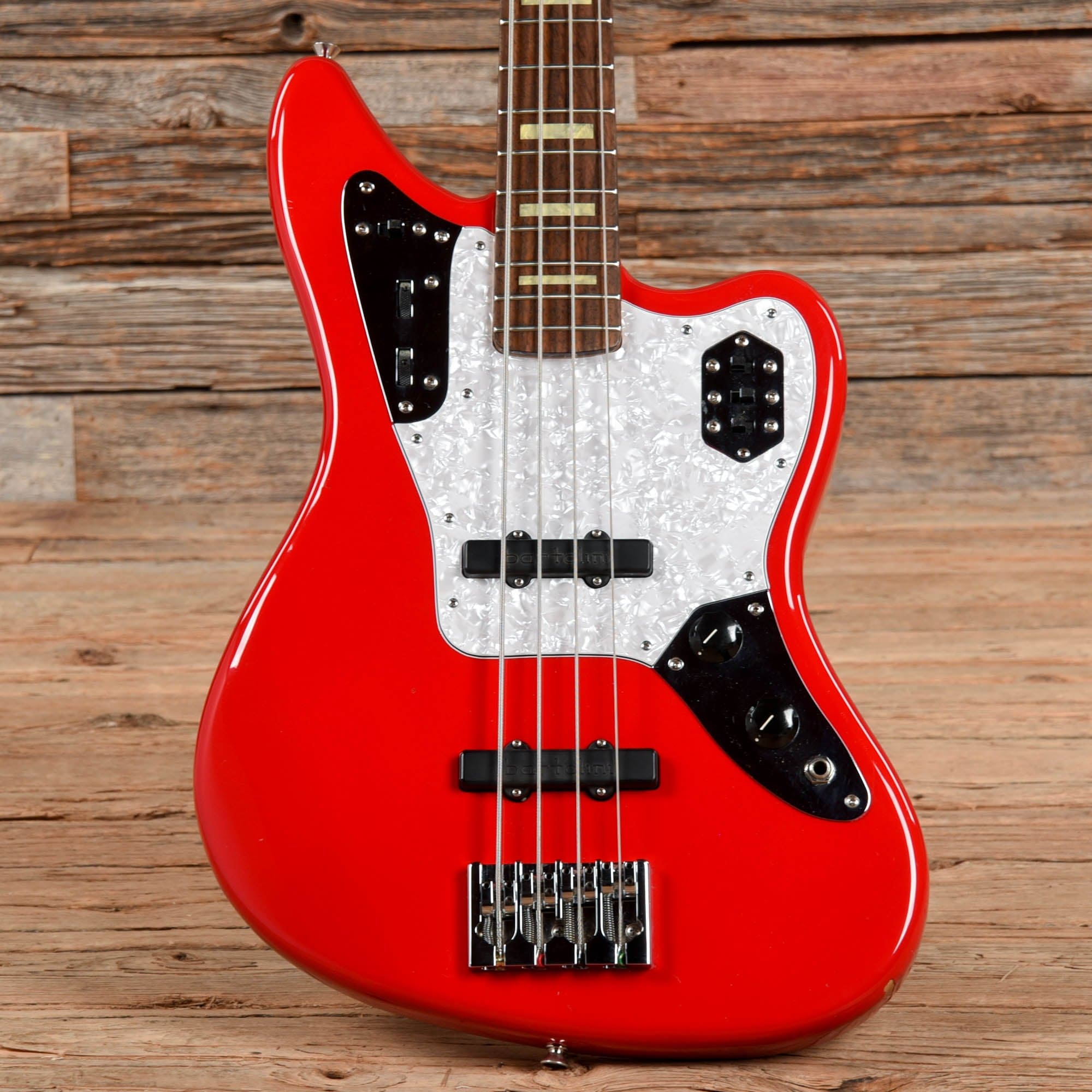 Fender Japan Jaguar Bass Hot Rod Red 2014 Chicago Music Exchange