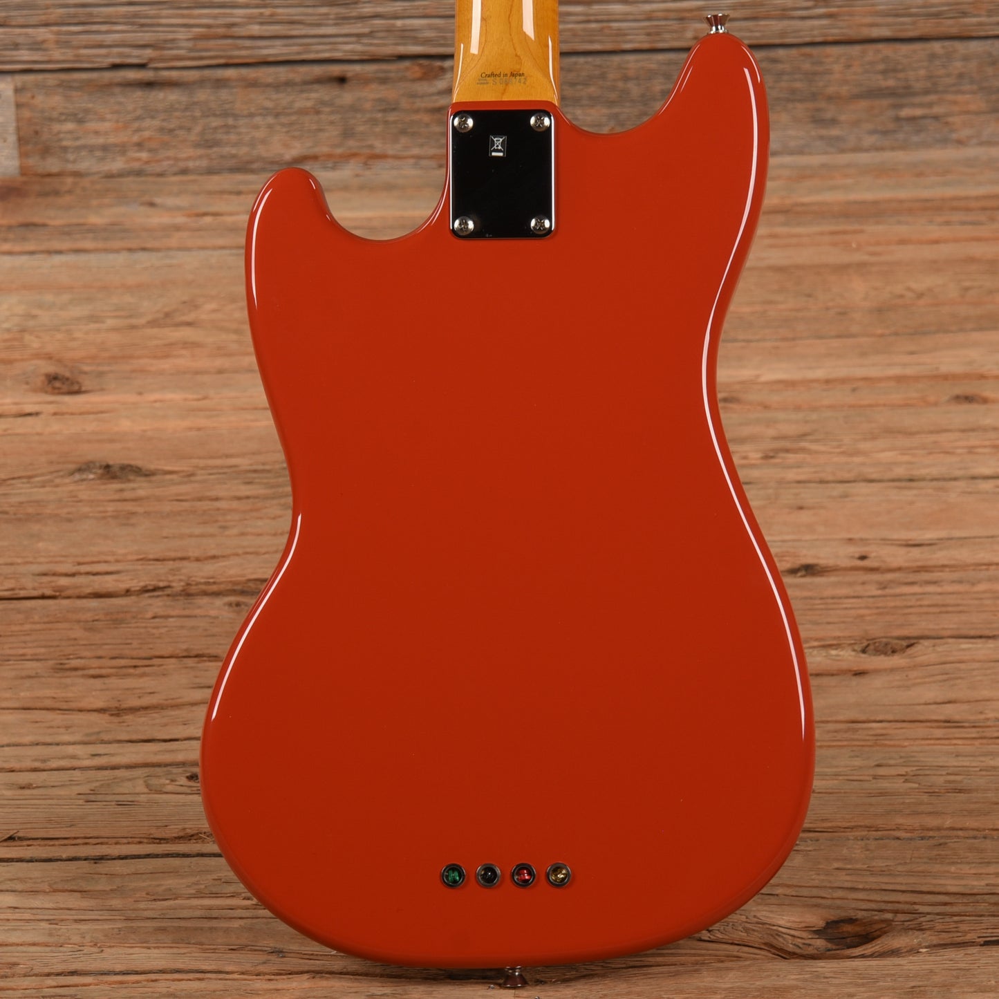 Fender Japan Mustang Bass Fiesta Red 2008 Bass Guitars / 4-String