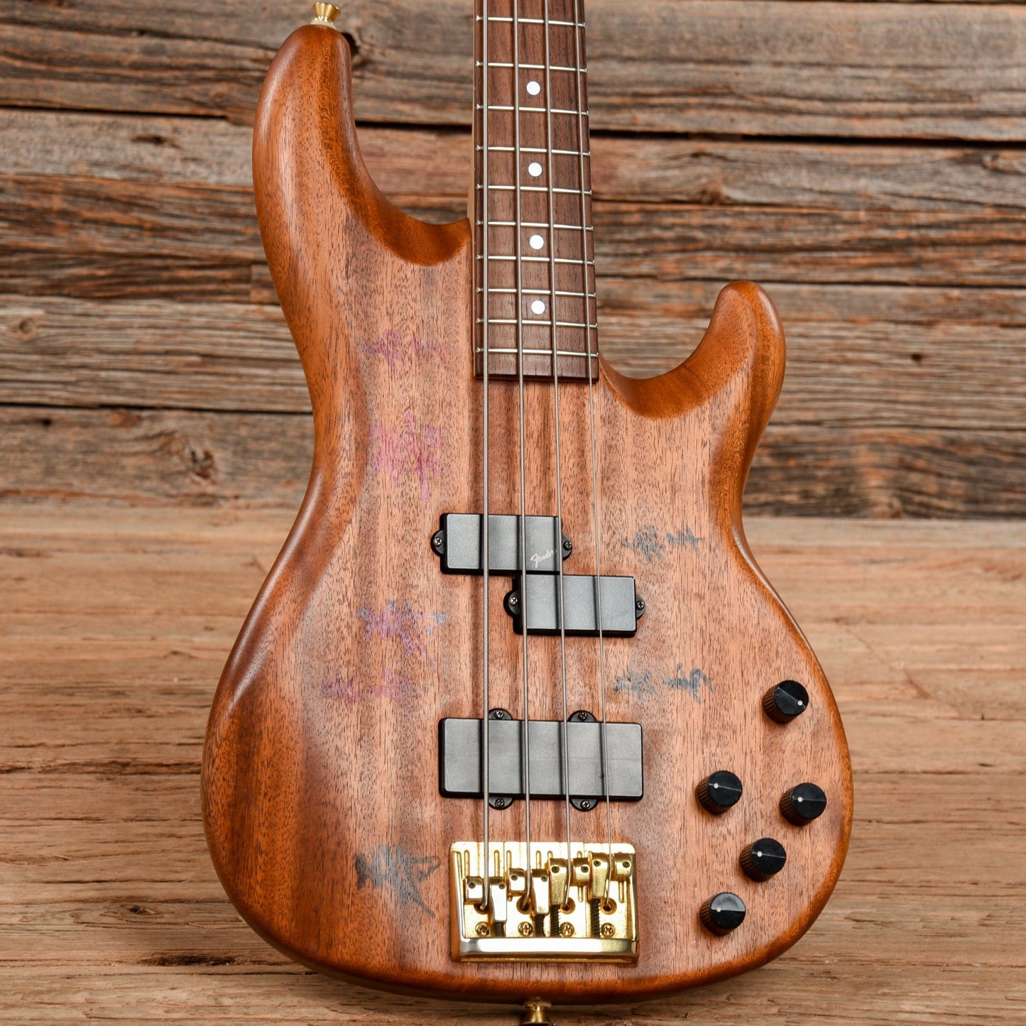 Fender Japan Precision Bass Lyte Natural Bass Guitars / 4-String