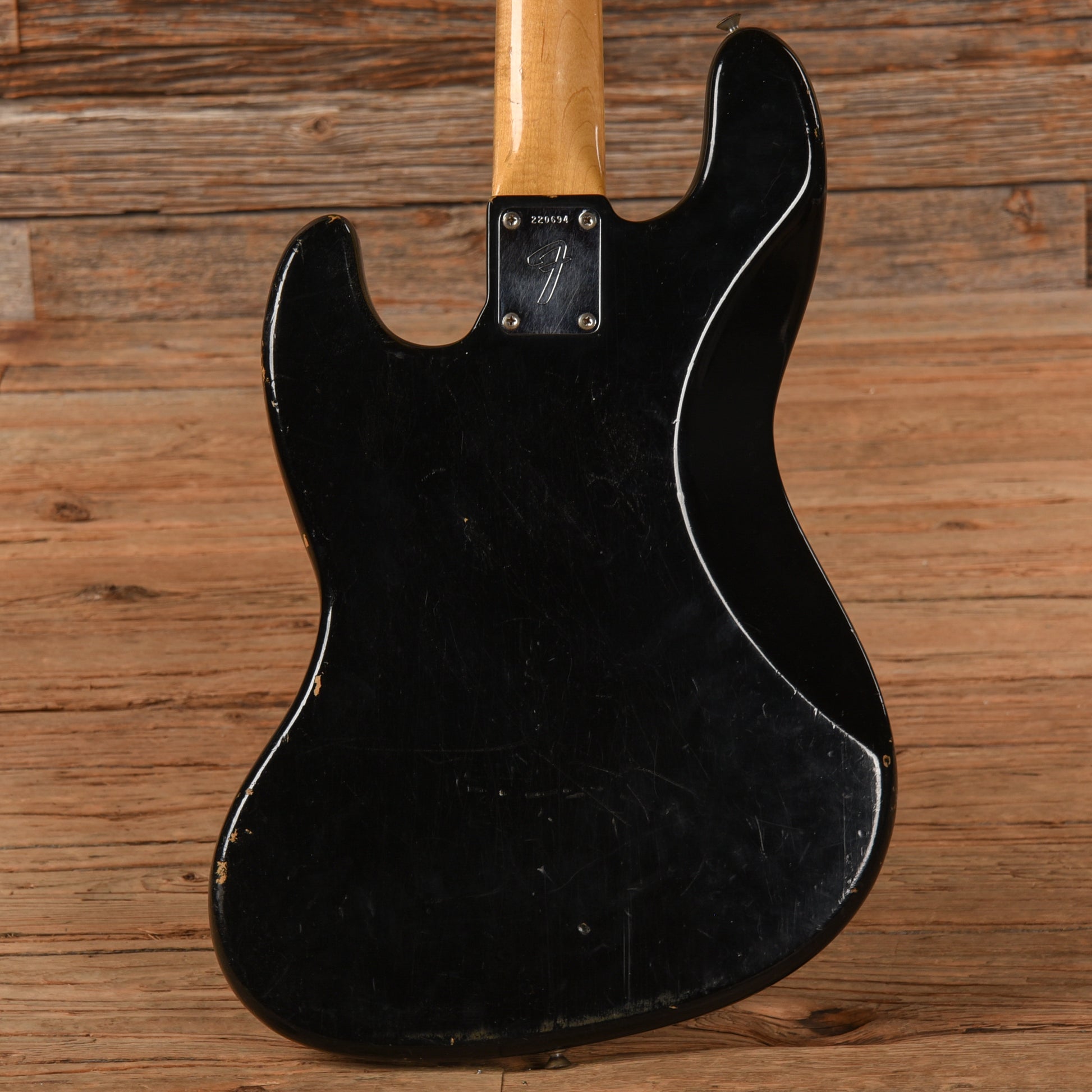 Fender Jazz Bass Black 1966 Bass Guitars / 4-String