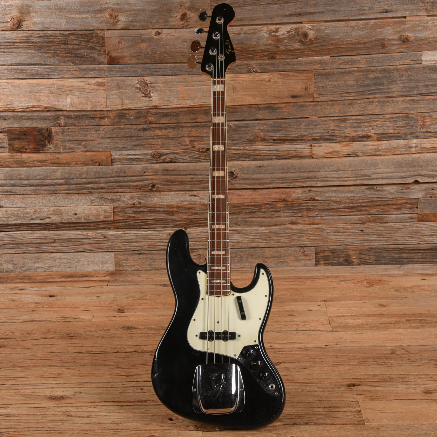 Fender Jazz Bass Black 1966 Bass Guitars / 4-String