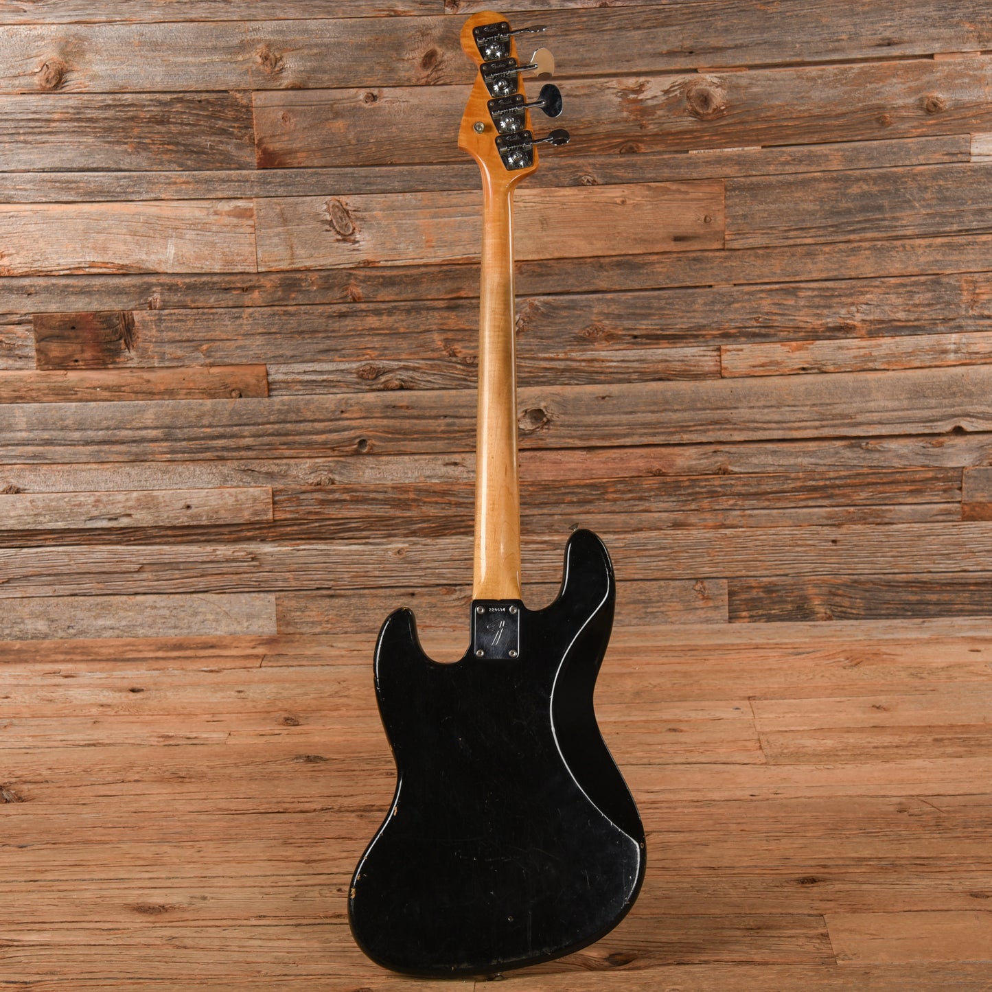 Fender Jazz Bass Black 1966 Bass Guitars / 4-String