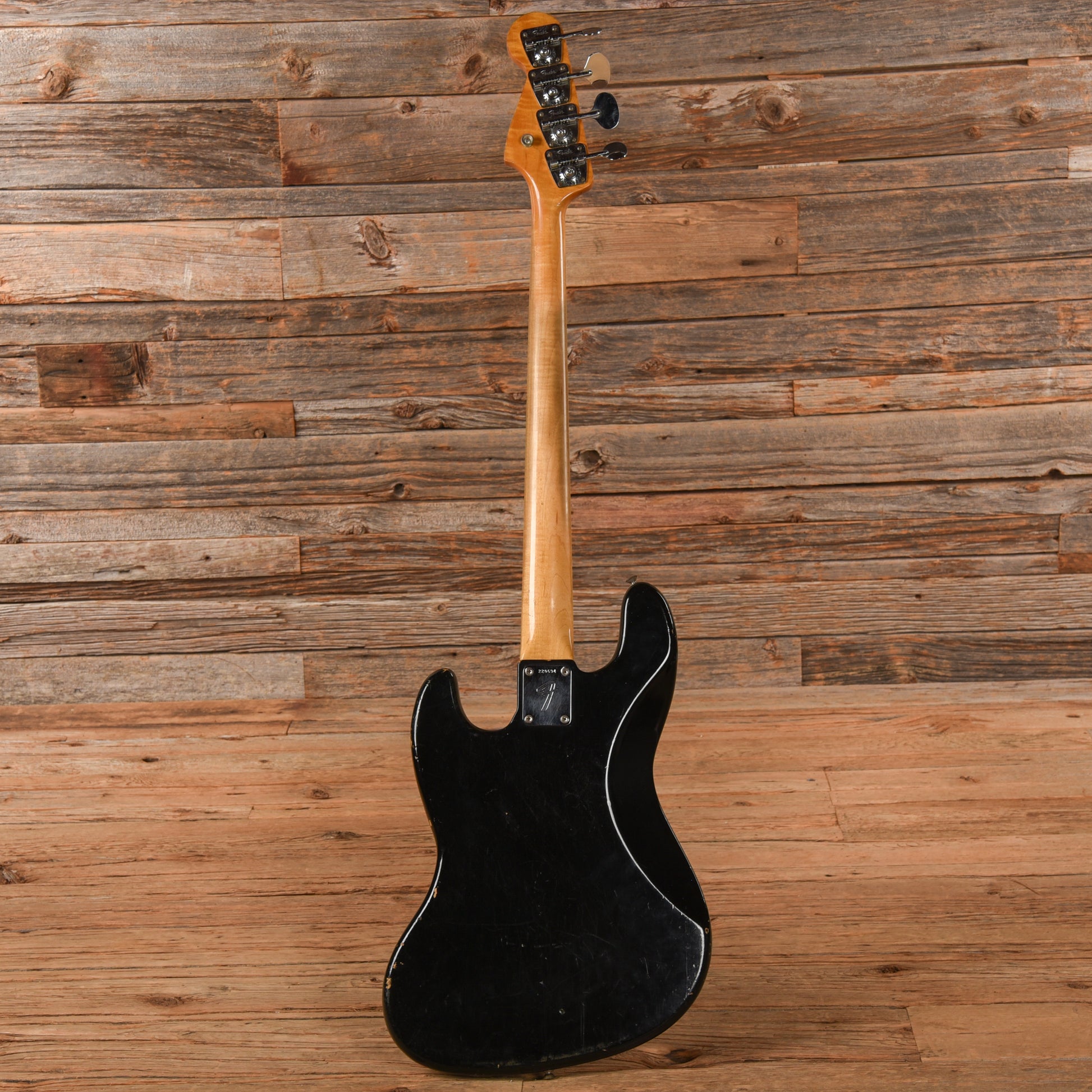 Fender Jazz Bass Black 1966 Bass Guitars / 4-String