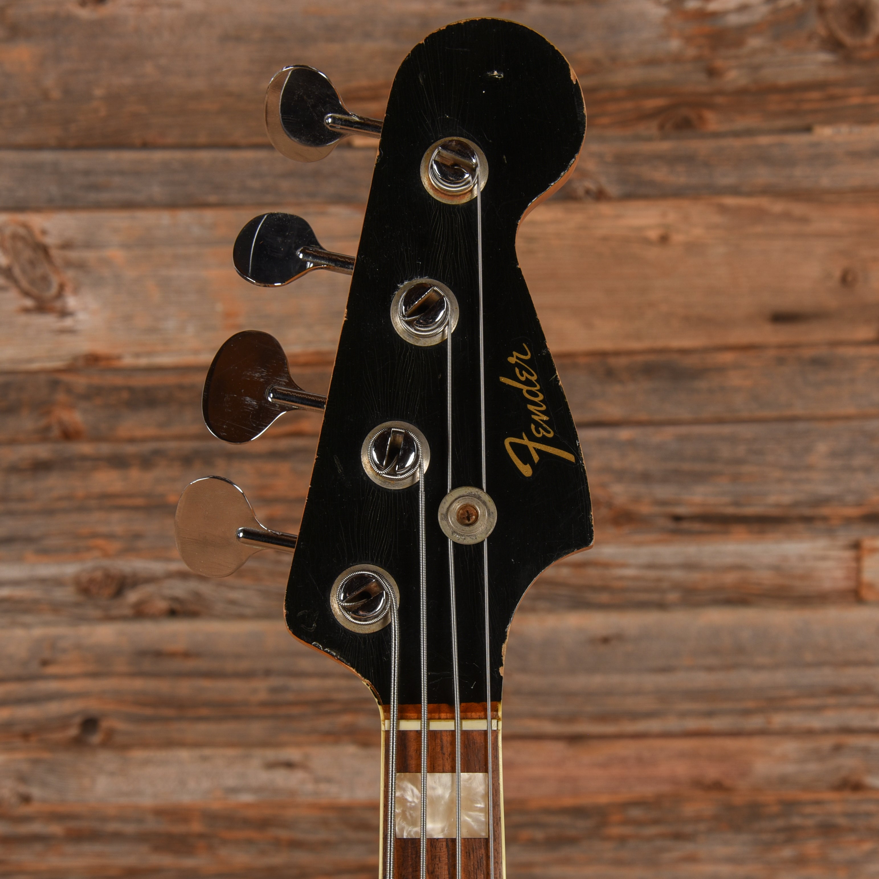Fender Jazz Bass Black 1966 Bass Guitars / 4-String