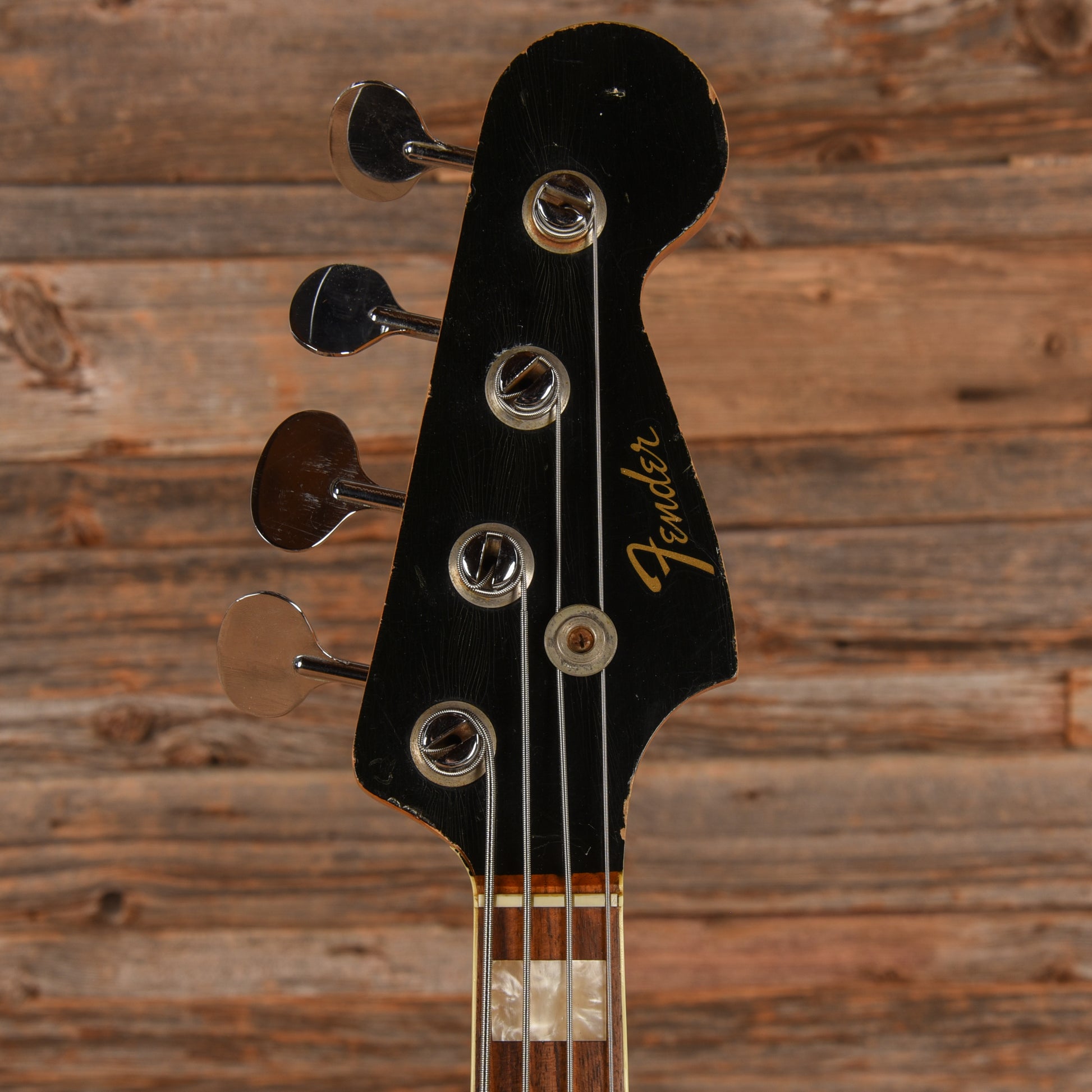 Fender Jazz Bass Black 1966 Bass Guitars / 4-String