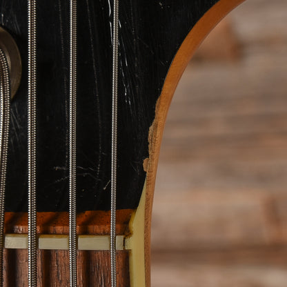 Fender Jazz Bass Black 1966 Bass Guitars / 4-String