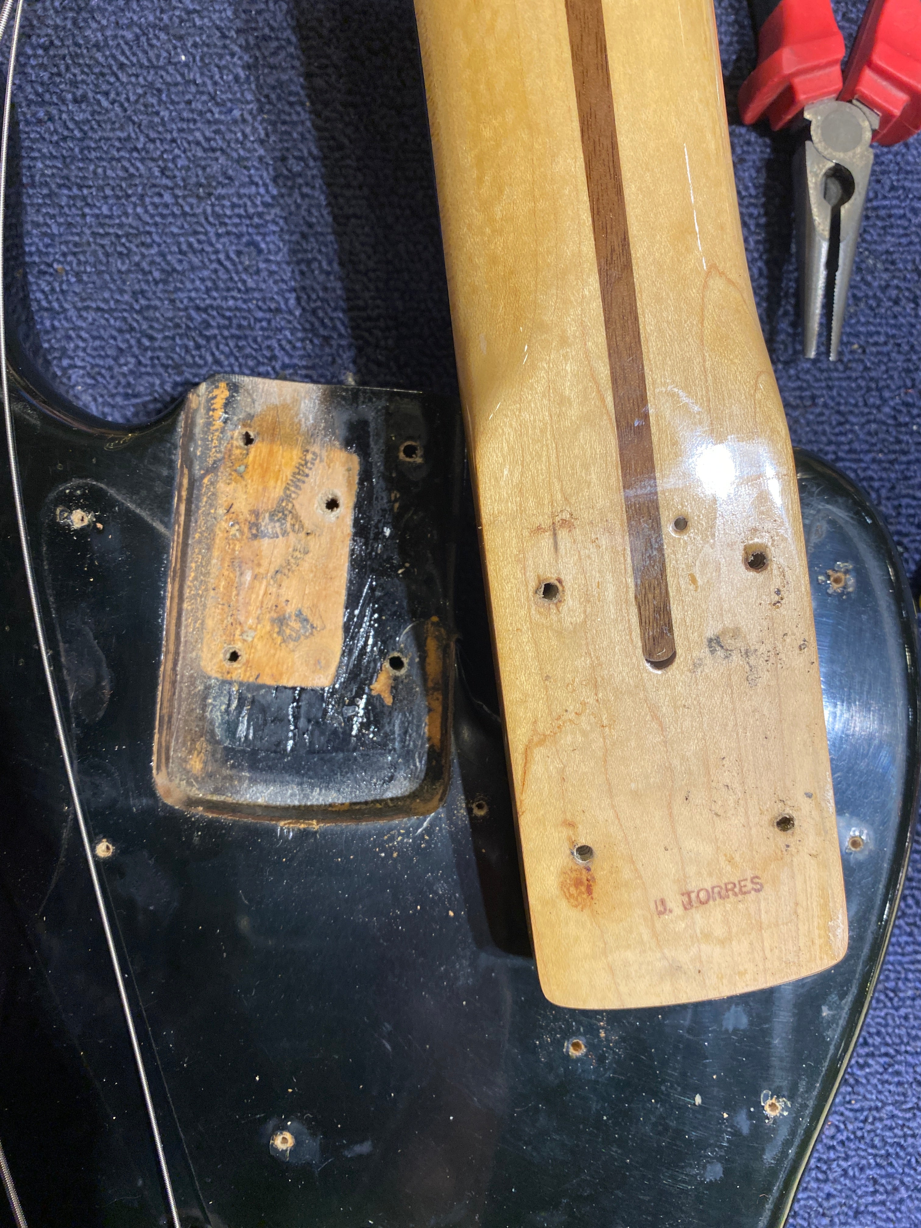 Fender Jazz Bass Black 1973 Bass Guitars / 4-String