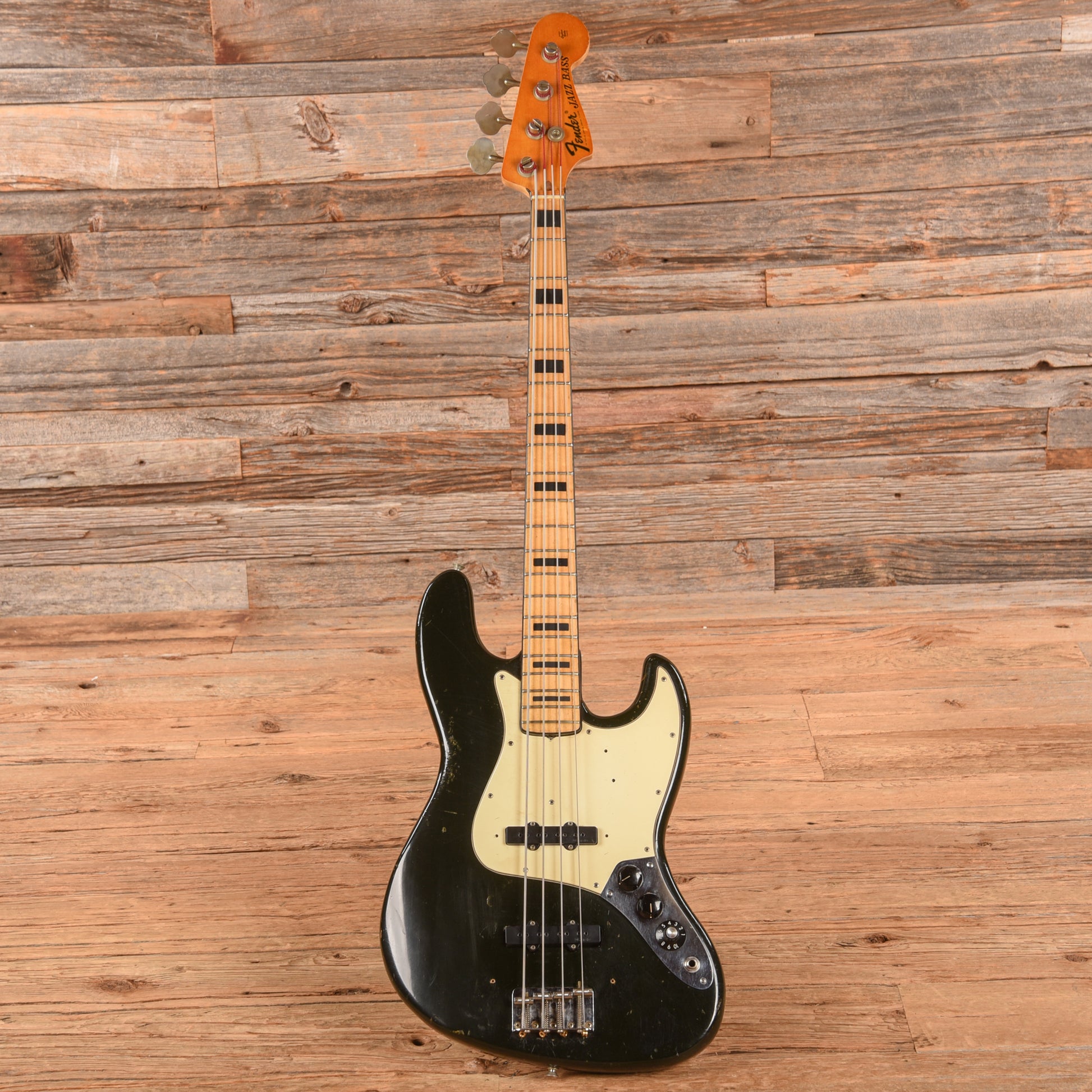 Fender Jazz Bass Black 1973 Bass Guitars / 4-String