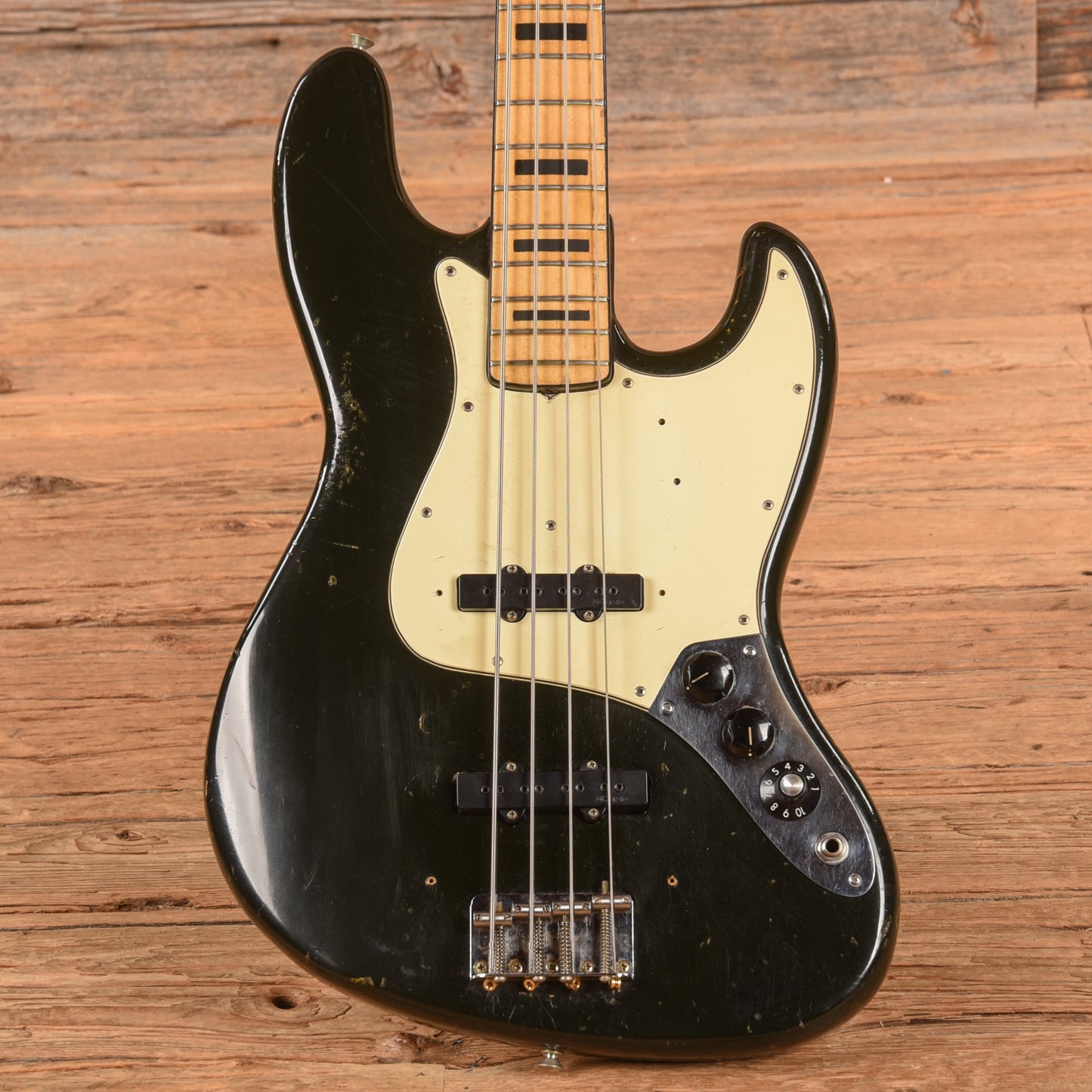 Fender Jazz Bass Black 1973 Bass Guitars / 4-String