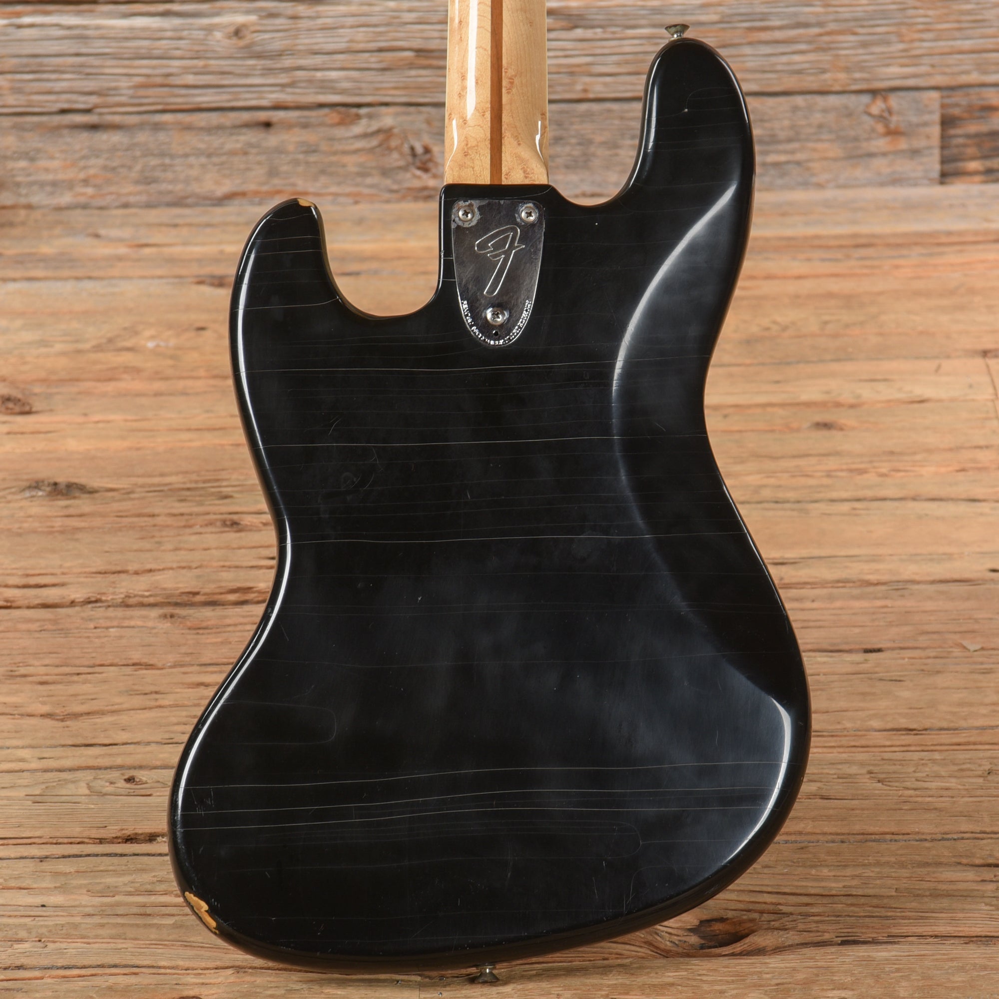 Fender Jazz Bass Black 1977 Bass Guitars / 4-String