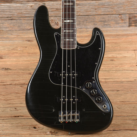 Fender Jazz Bass Black 1977 Bass Guitars / 4-String