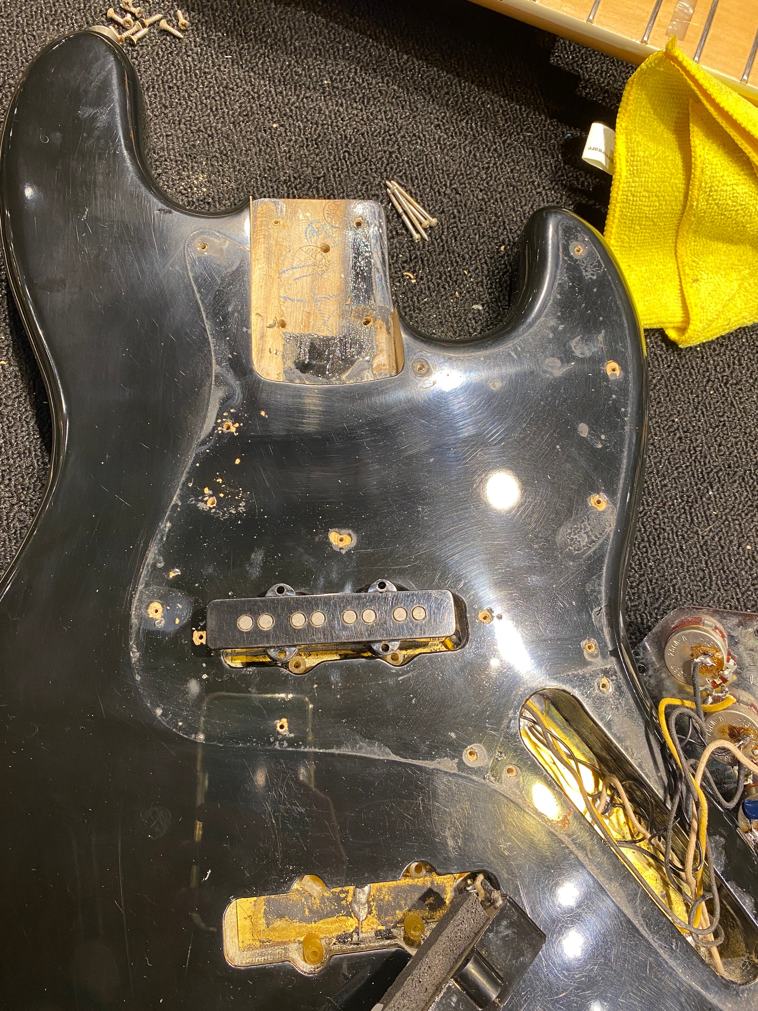 Fender Jazz Bass Black 1979 Bass Guitars / 4-String