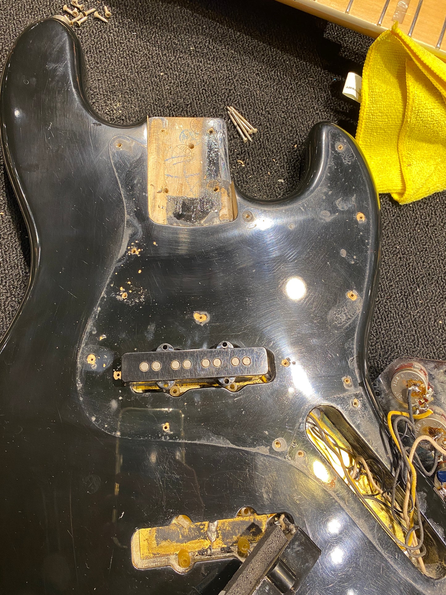 Fender Jazz Bass Black 1979 Bass Guitars / 4-String