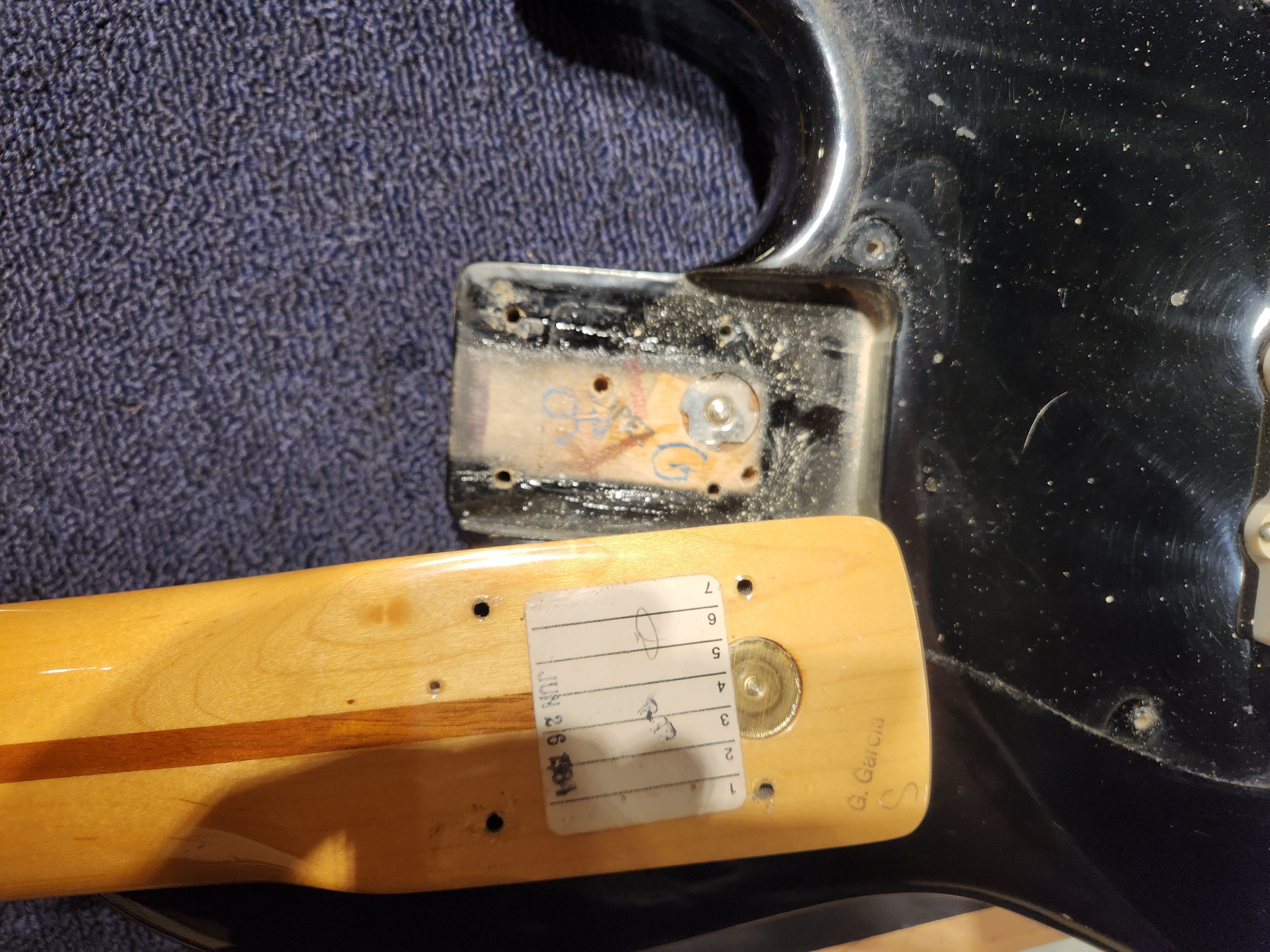 Fender Jazz Bass Black 1984 Bass Guitars / 4-String