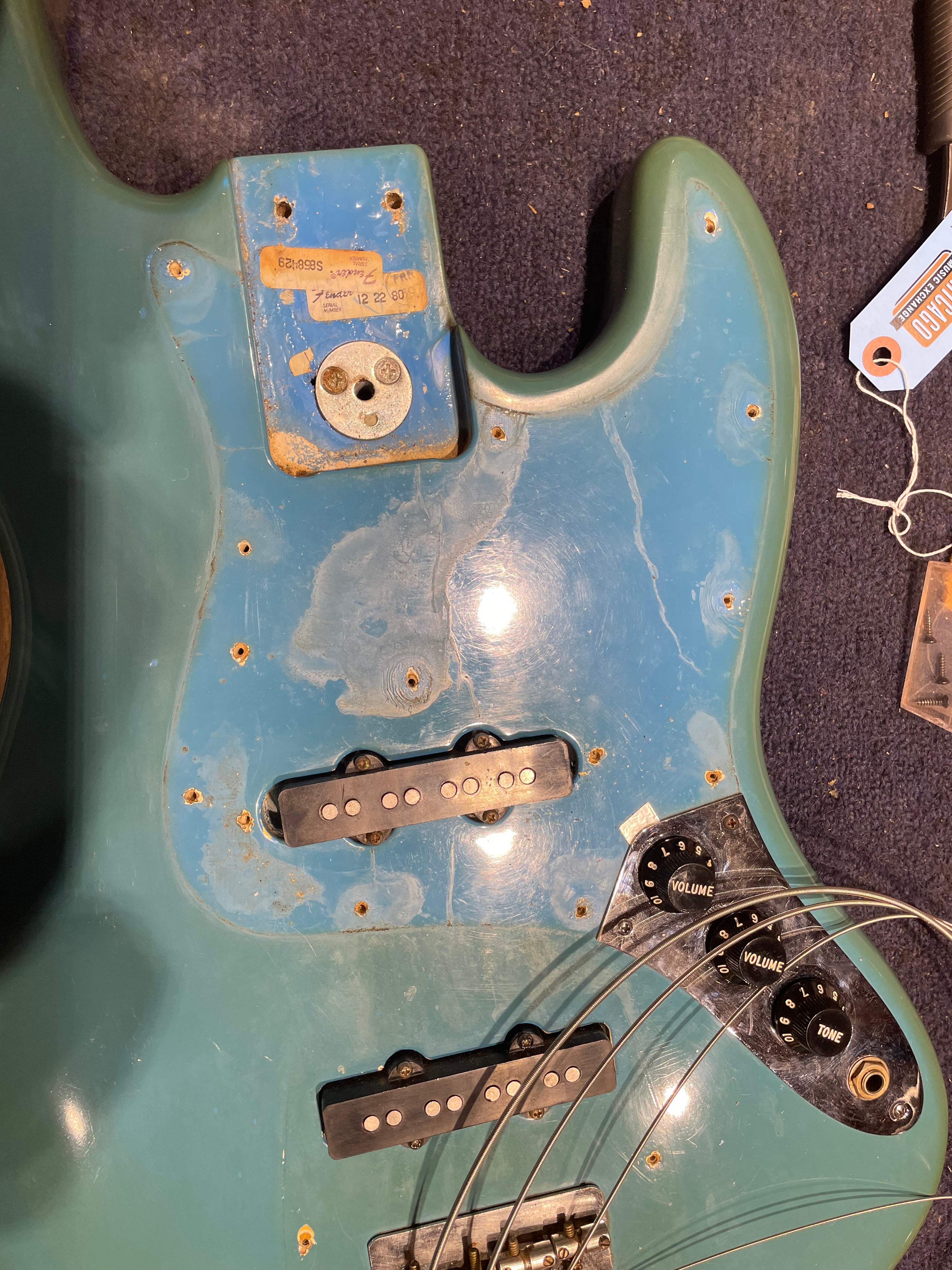 Fender Jazz Bass Maui Blue 1980 Bass Guitars / 4-String